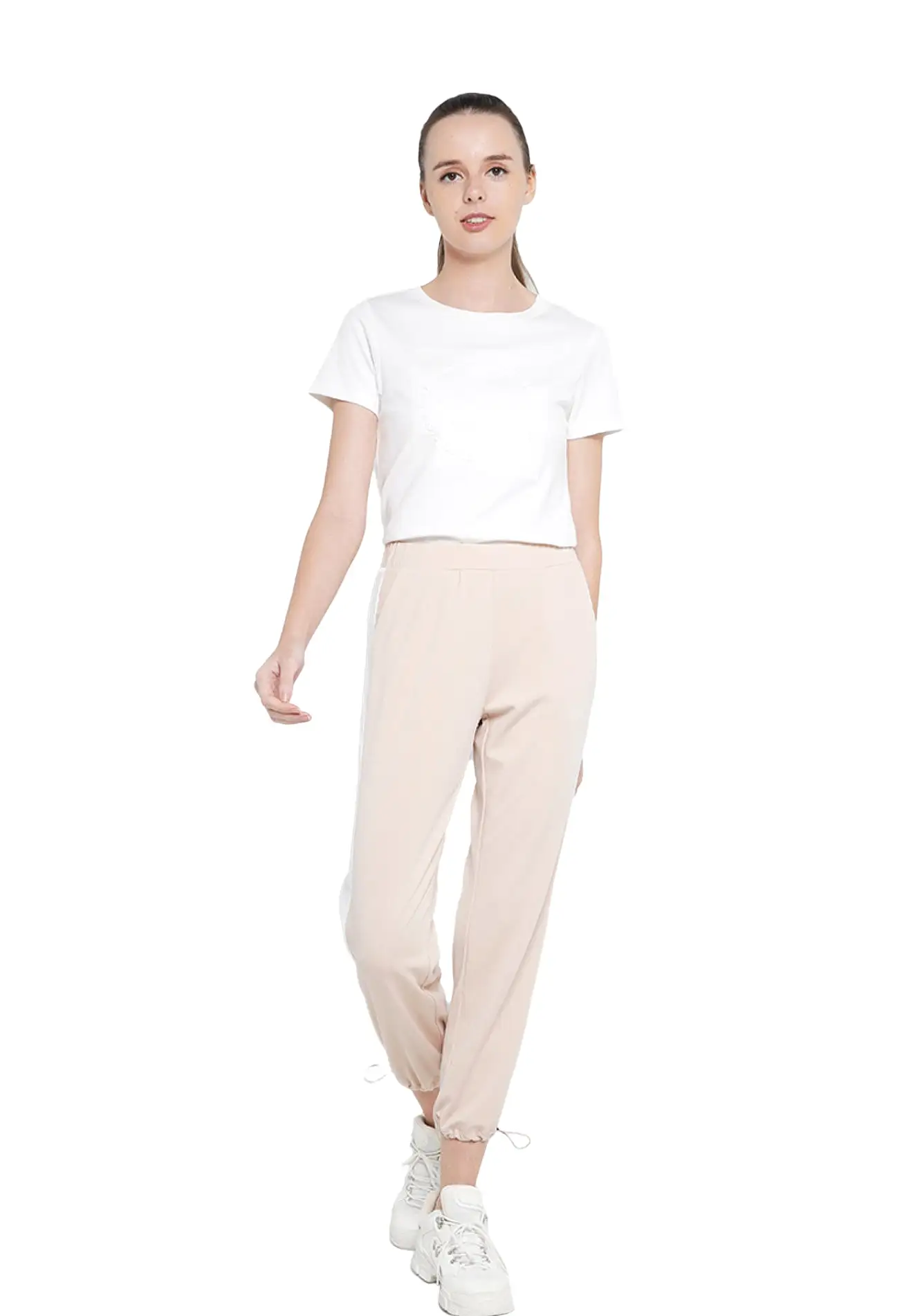 ELLE Active Jogger Pants with Piping Line