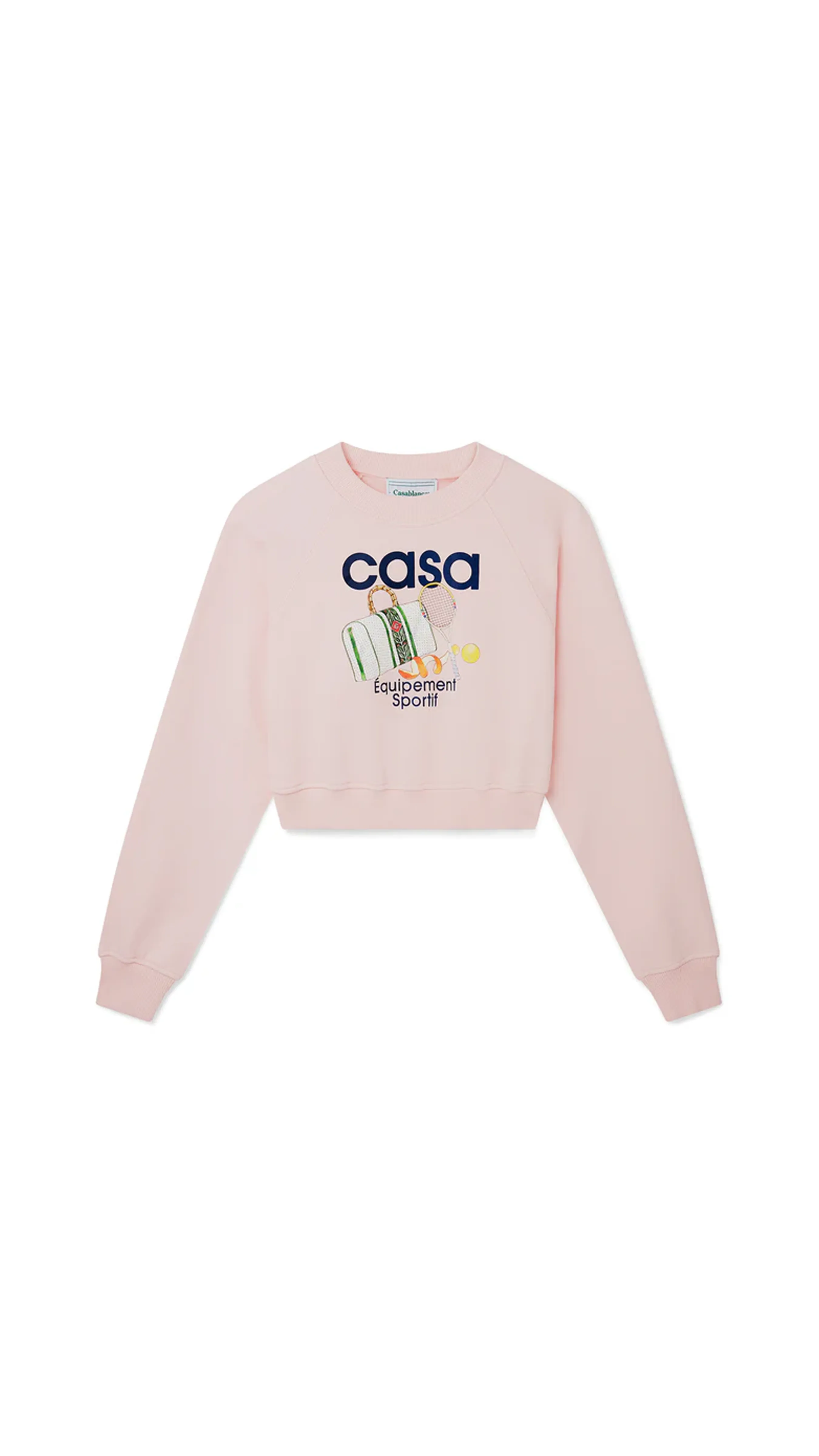 Equipement Sportif Cropped Sweatshirt - Pink