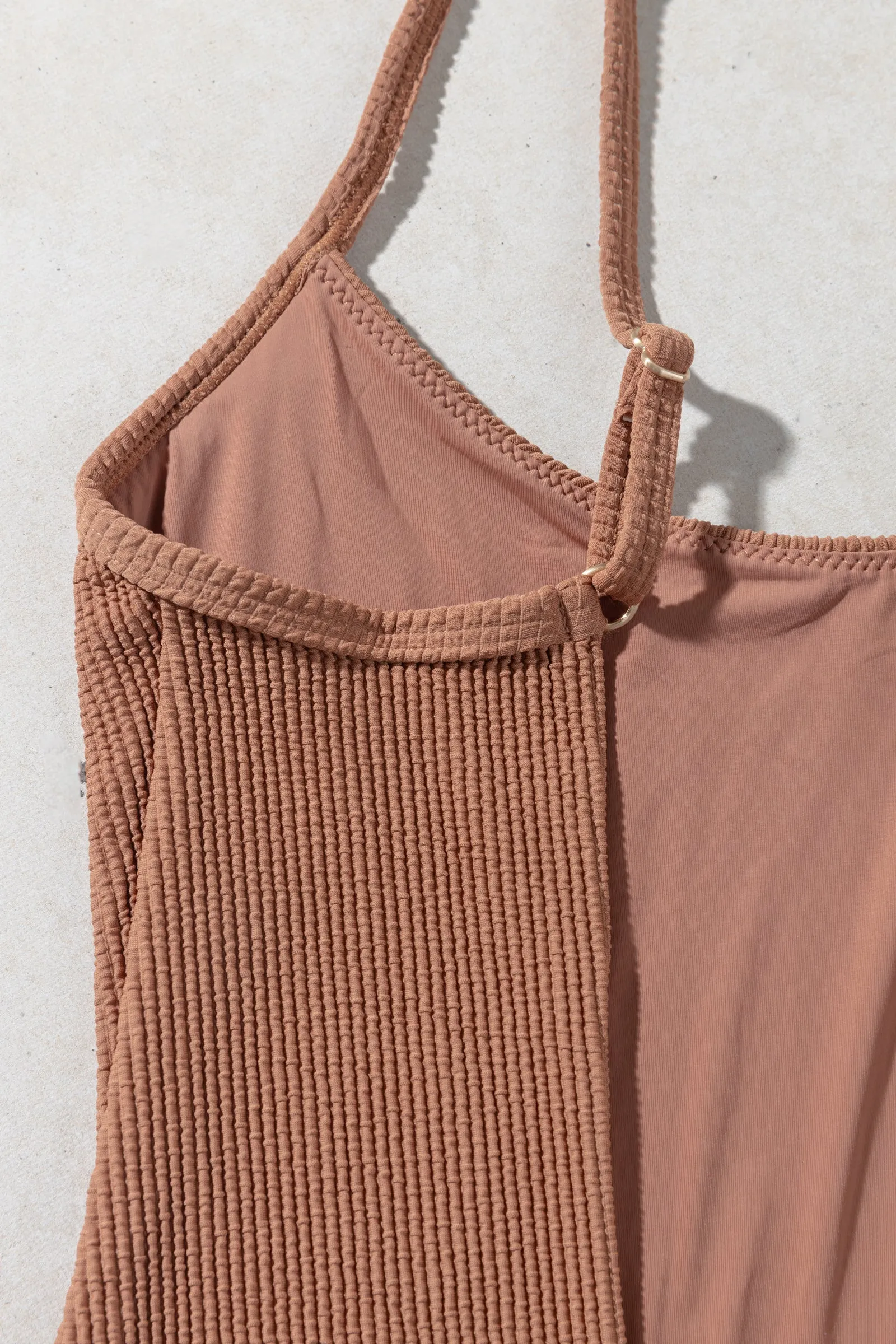 Essential Rib Minimal One Piece Coffee