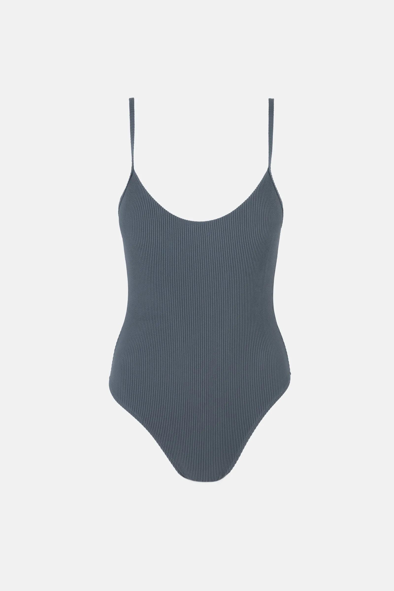 Essential Rib Minimal One Piece Graphite