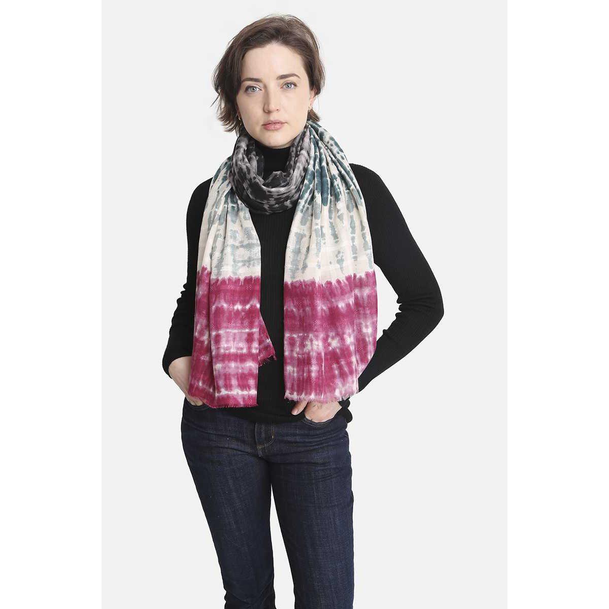 Fashion Tie Dye Skinny Scarf