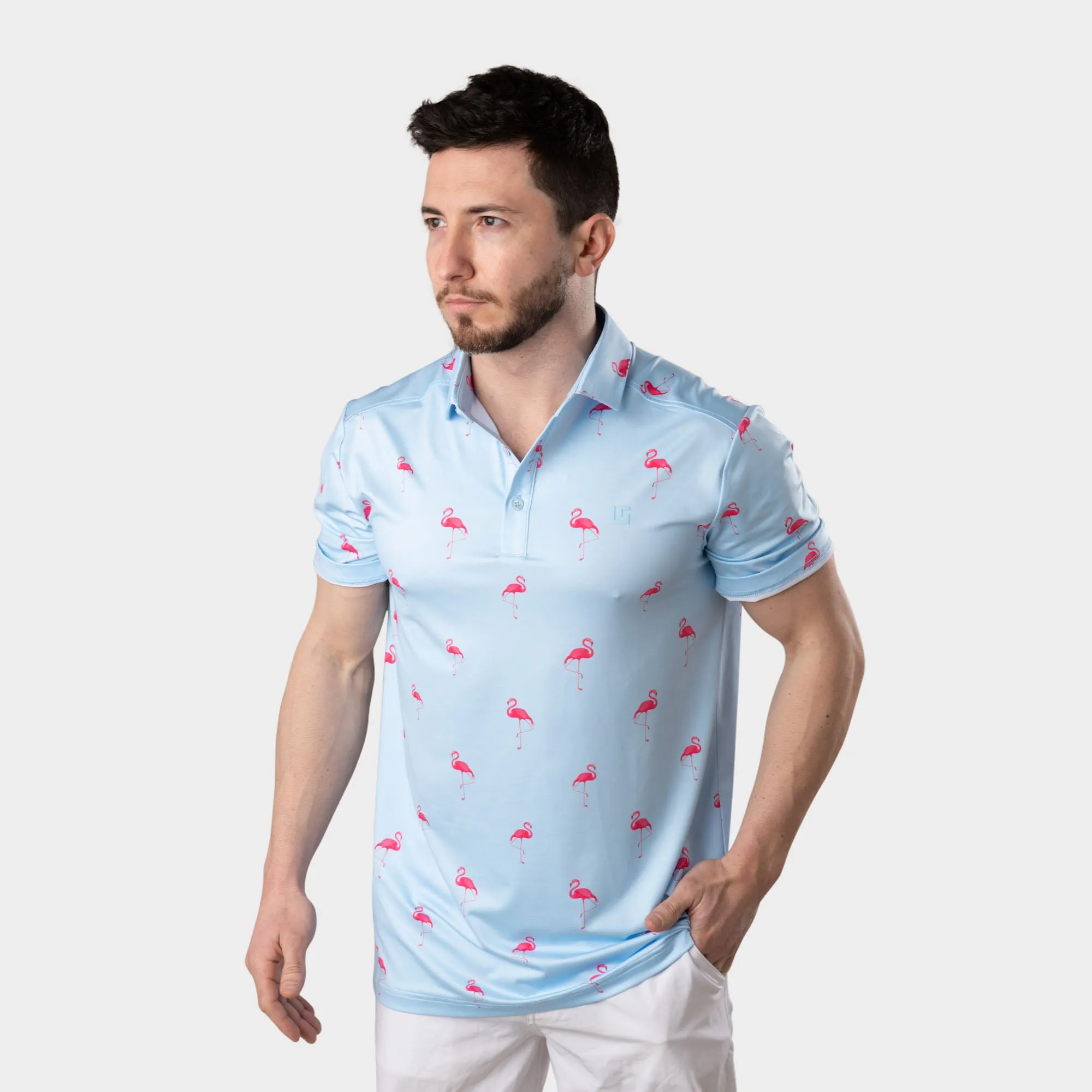 Flamingo Lake Performance Polo