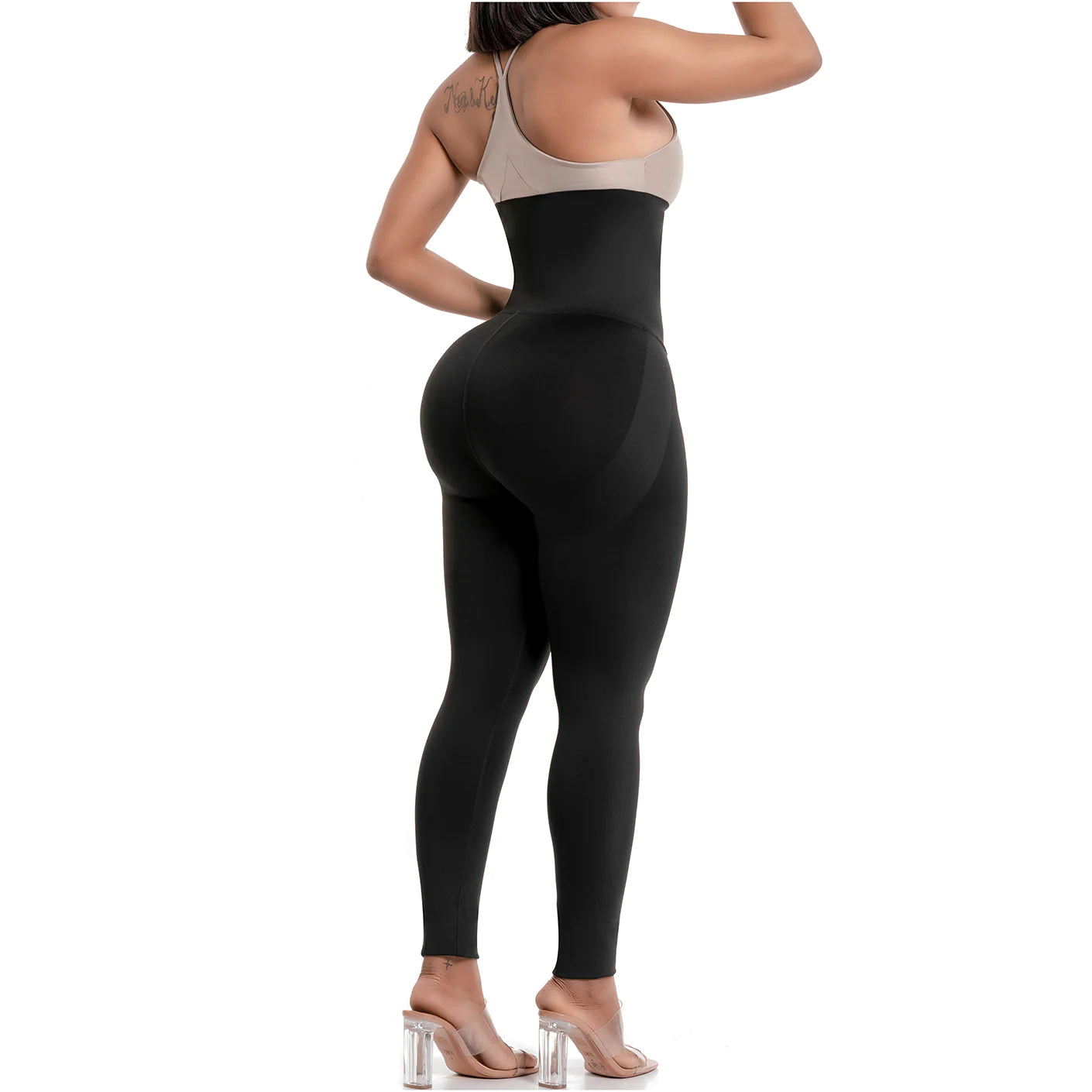 FLEXMEE 946703 | LEGGING DEPORTIVO CINTURA ALTA CON CONTROL DE TUMMY ATHLEISURE MUJER CON FAJA | LÍNEA DE FORMA