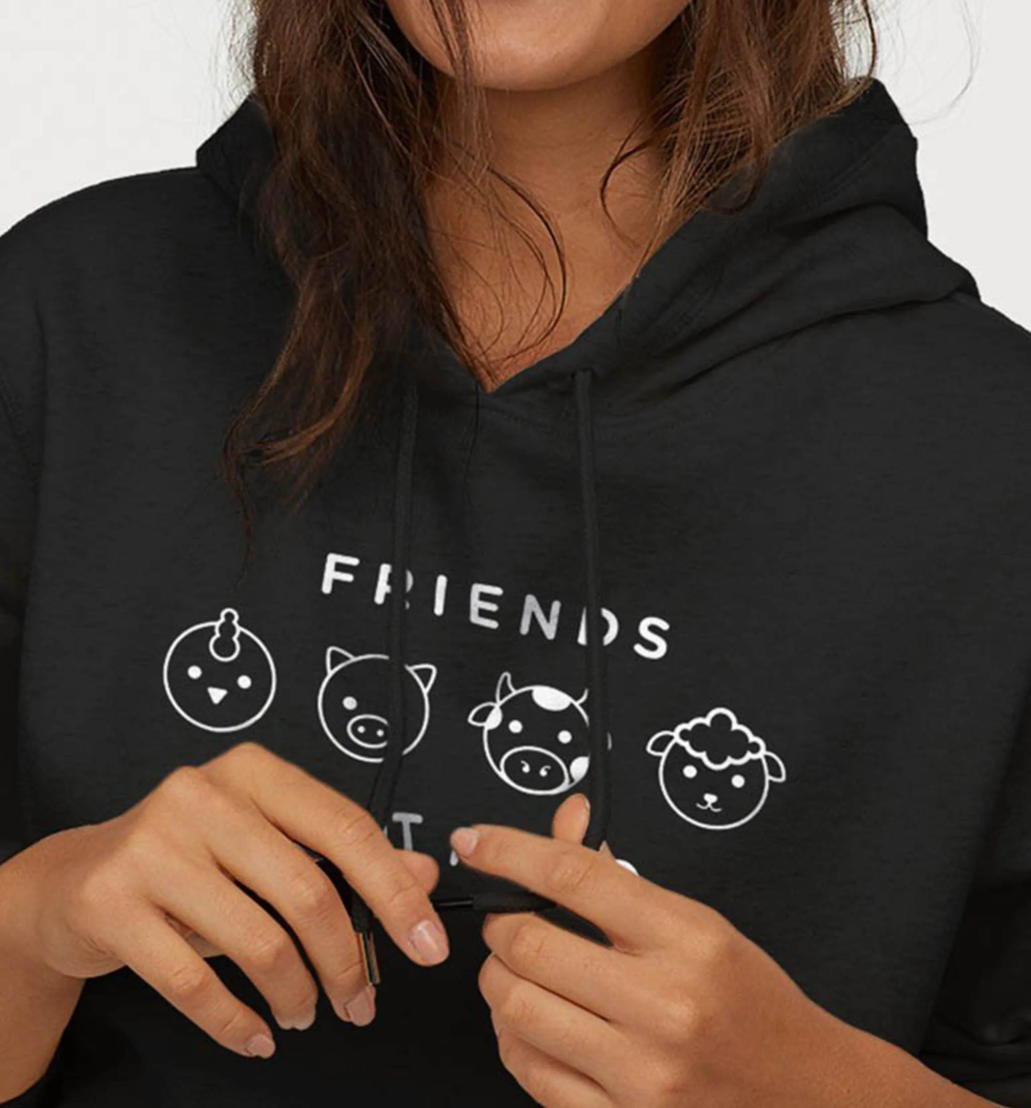 Friends Not Food | Vegan Hoodie