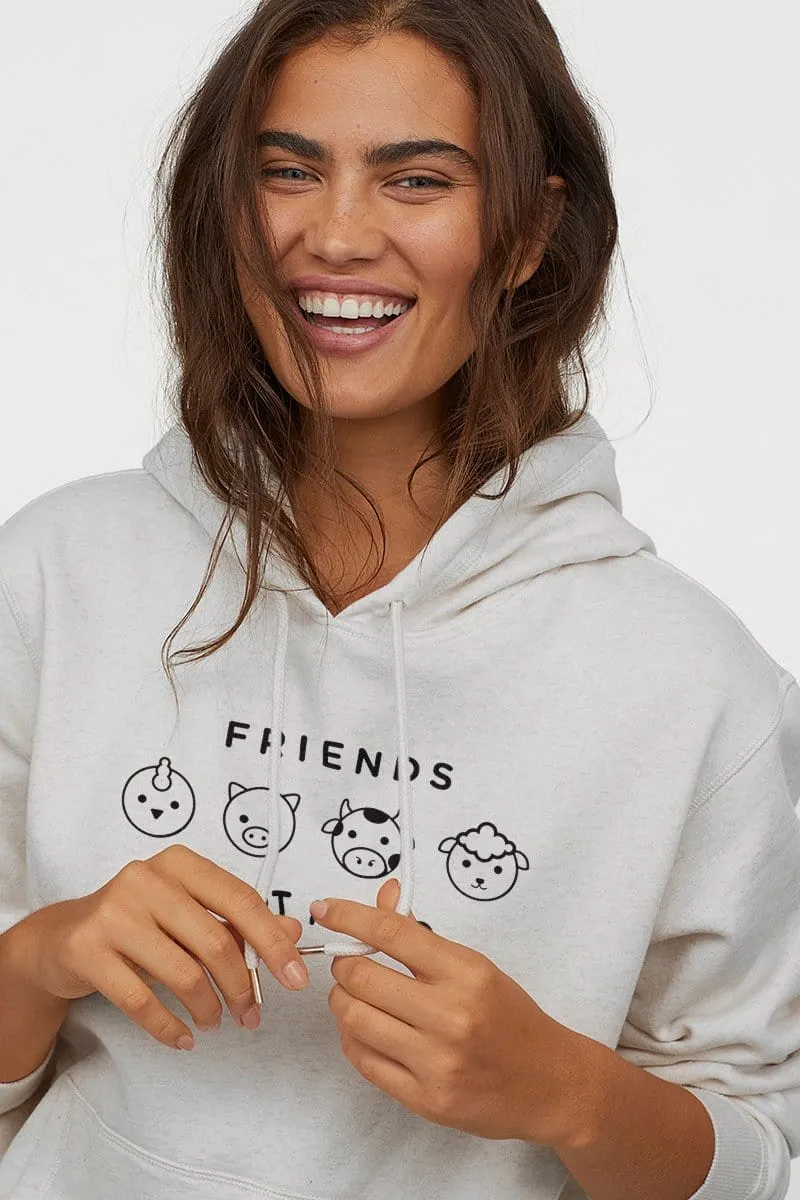 Friends Not Food | Vegan Hoodie