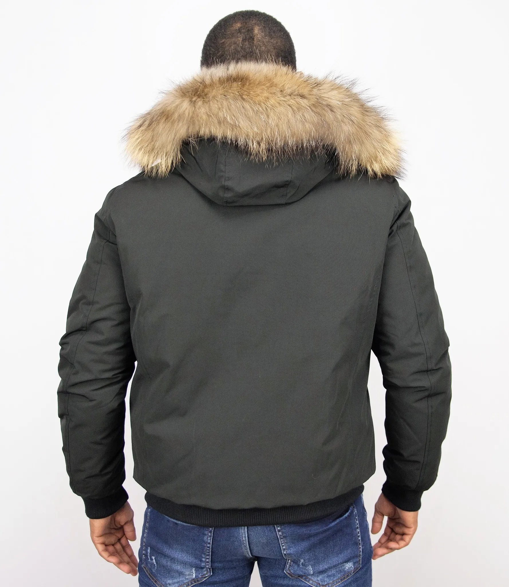 Fur Collar Coat | Men Winter Coat Short | Chilliwack Bomber |