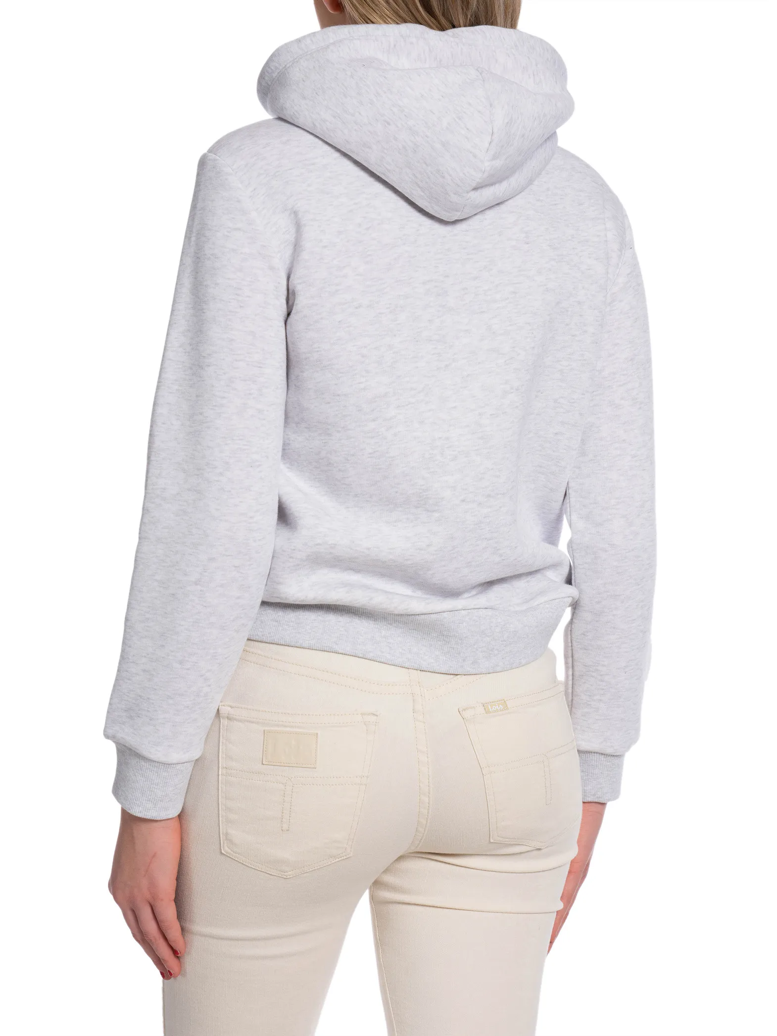 GANT SWEATER REGULAR TONAL SHIELD PALE GREY MELANGE