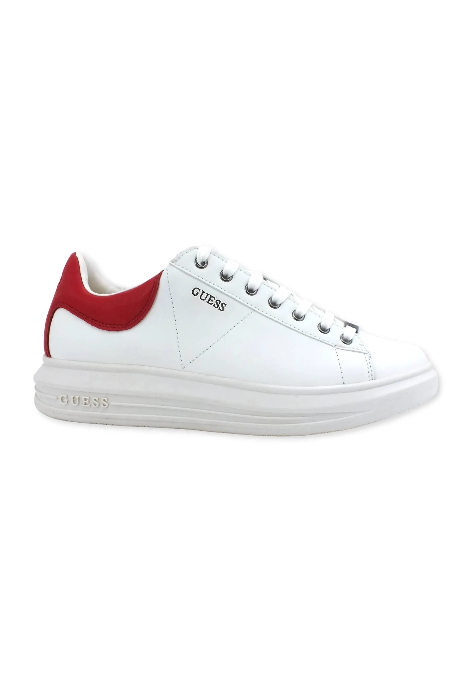 GUESS Sneaker Uomo White Red FM5VIBELE12