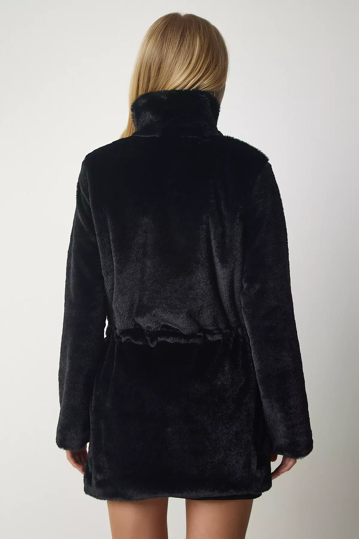 Happiness Istanbul Shearling Plush Coat