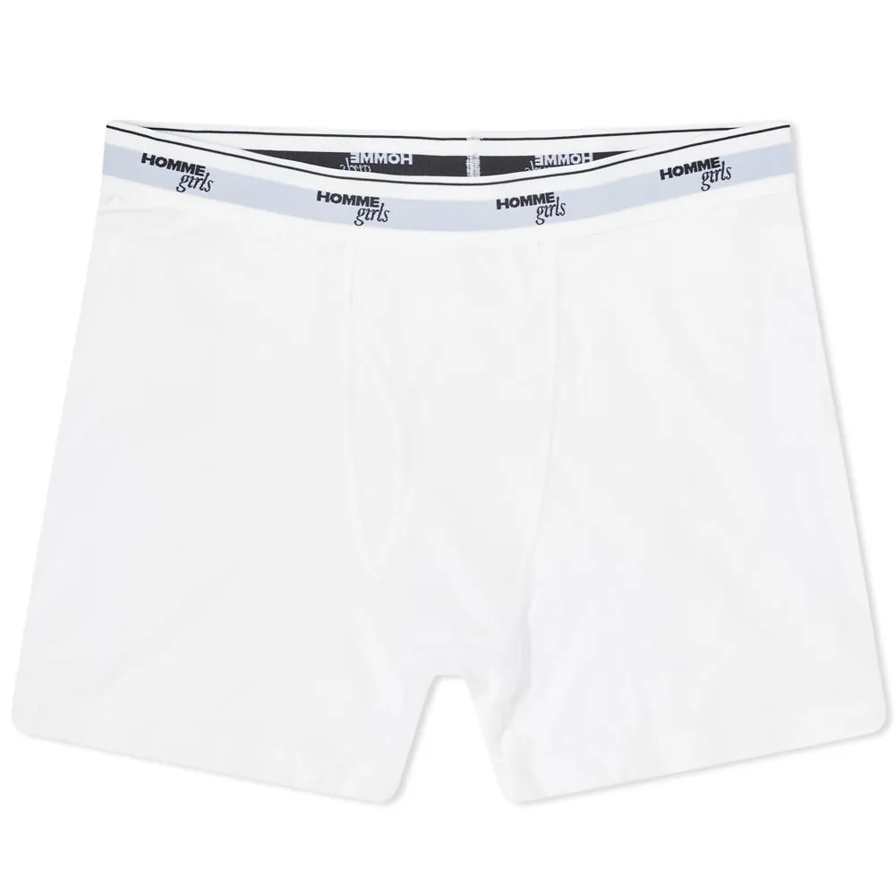 Hommegirls Cotton Boy ShortsWhite