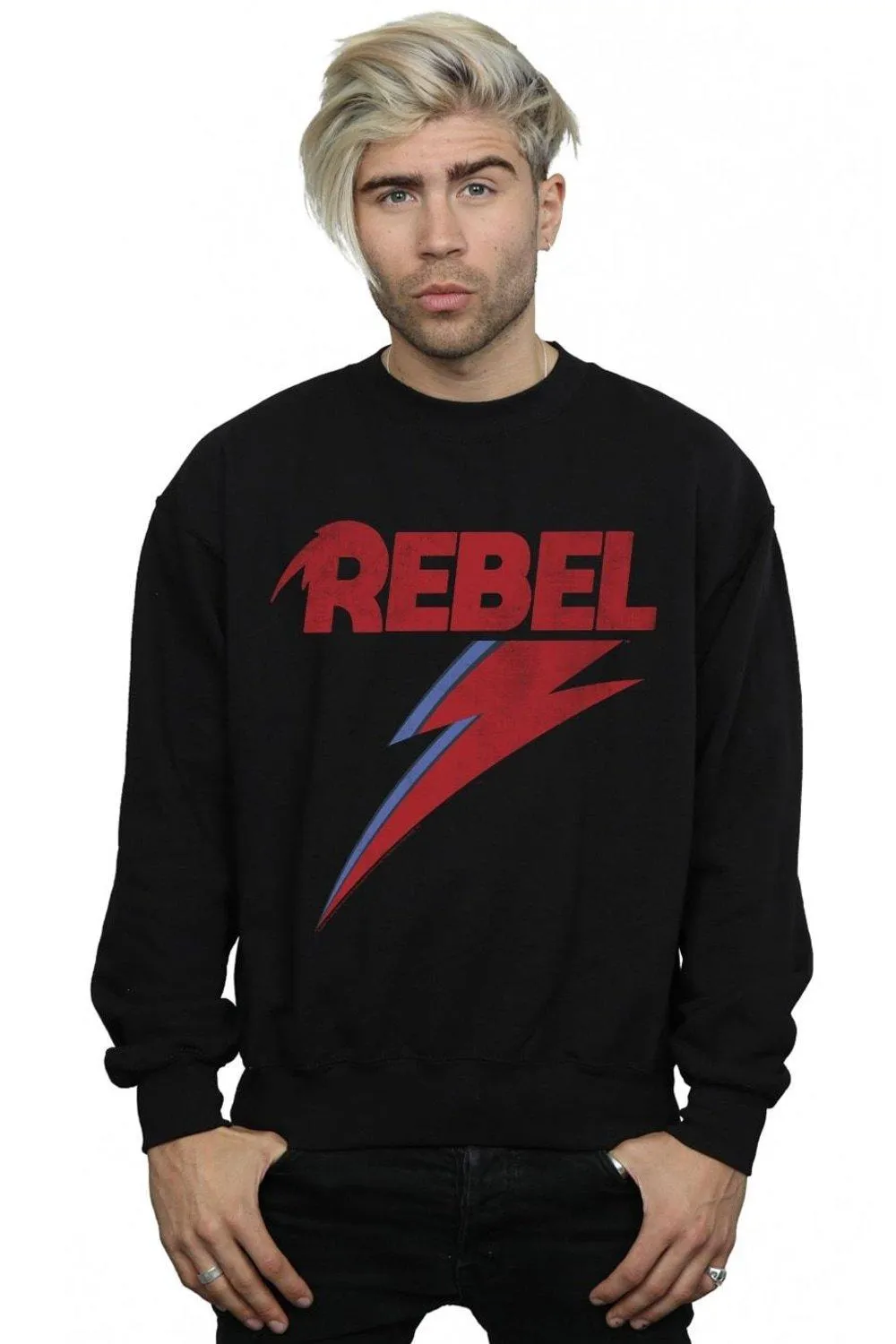 Hoodies & Sweatshirts | Distressed Rebel Sweatshirt | David Bowie