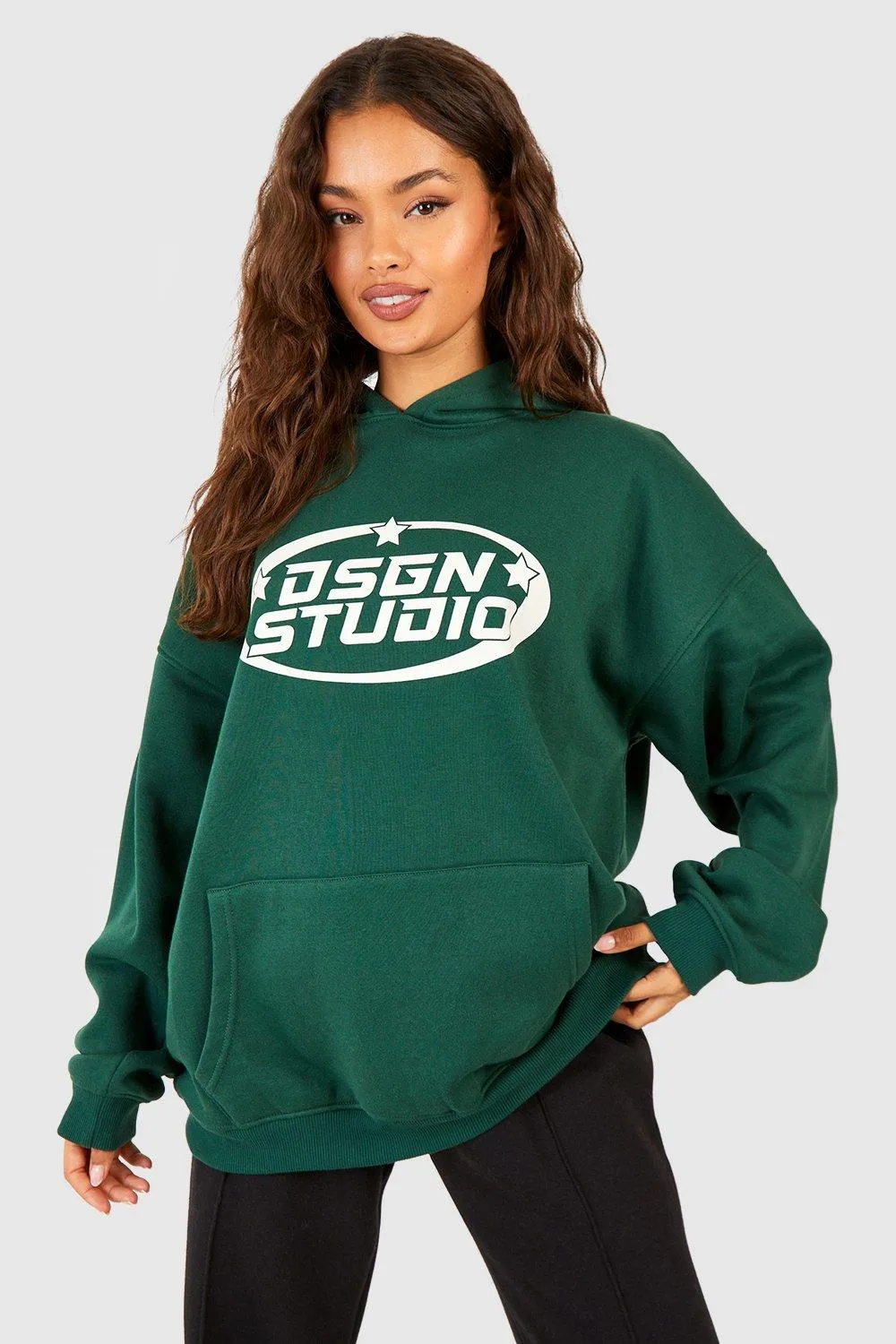 Hoodies & Sweatshirts | Dsgn Studio Slogan Oversized Hoodie | boohoo