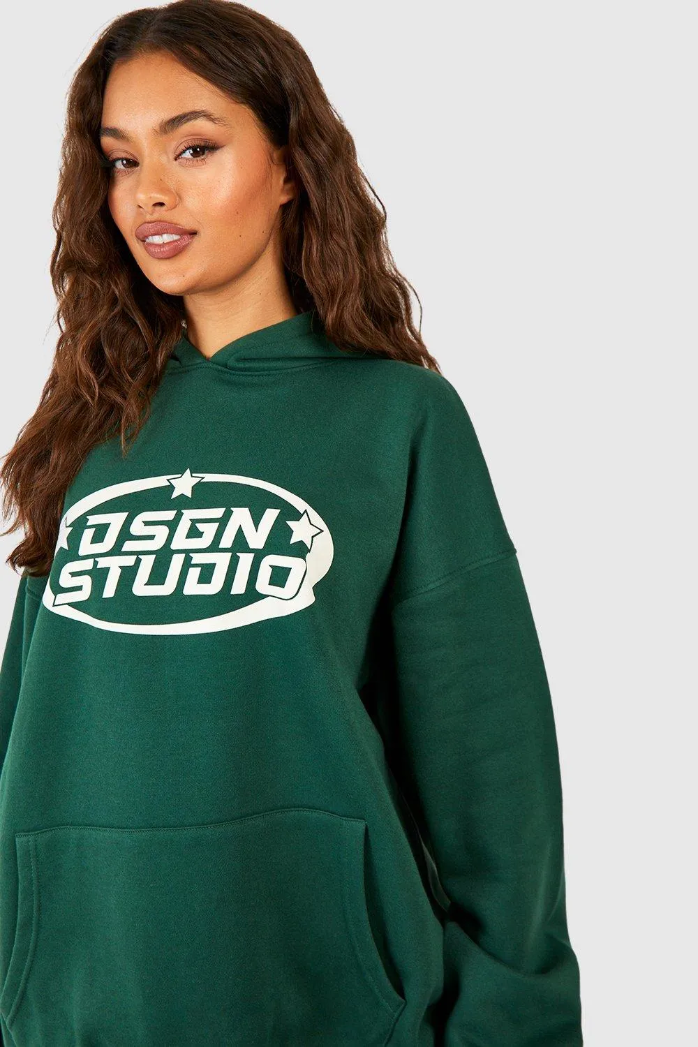 Hoodies & Sweatshirts | Dsgn Studio Slogan Oversized Hoodie | boohoo