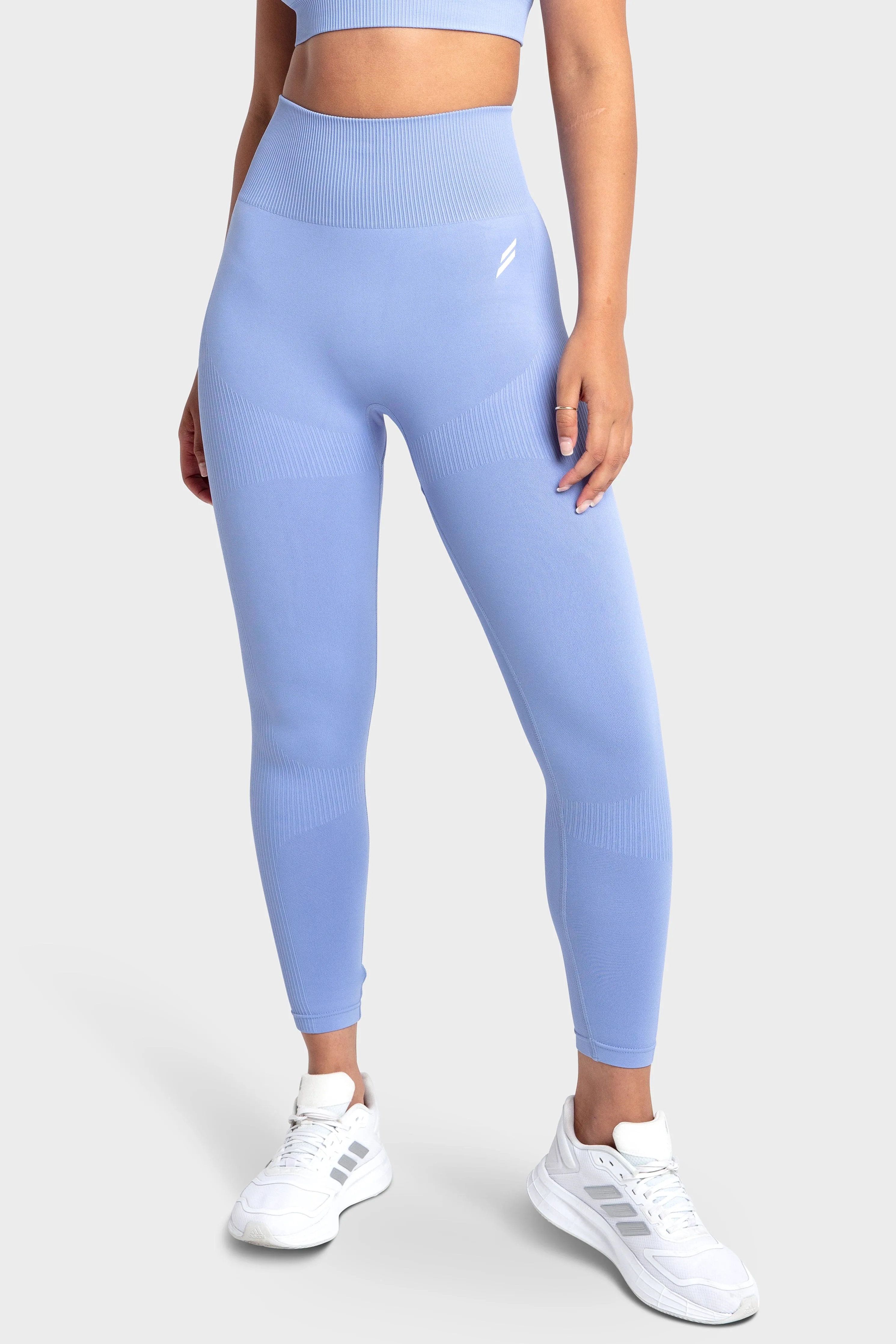 Impact Solid Leggings - Baby Blue