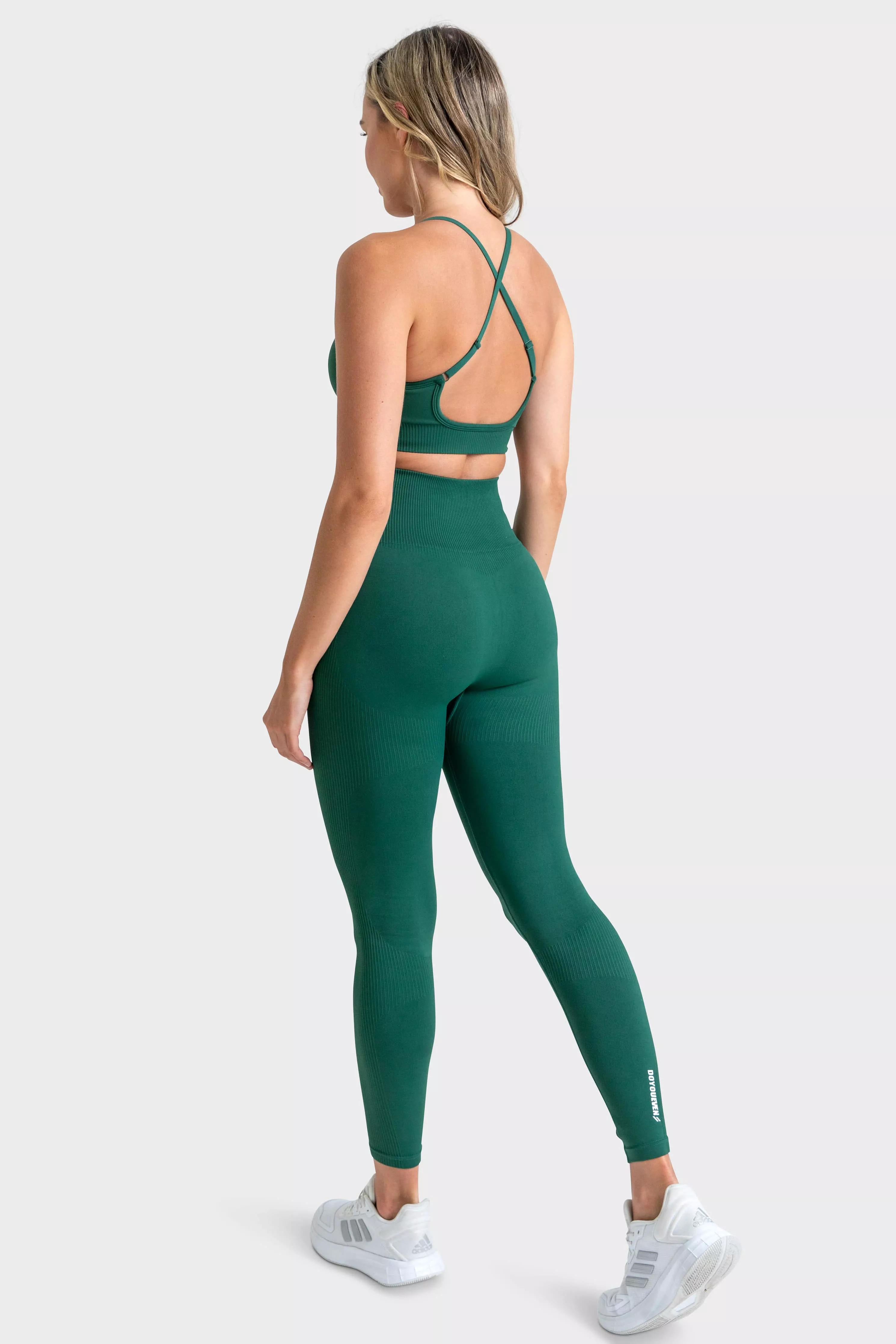 Impact Solid Leggings - Green