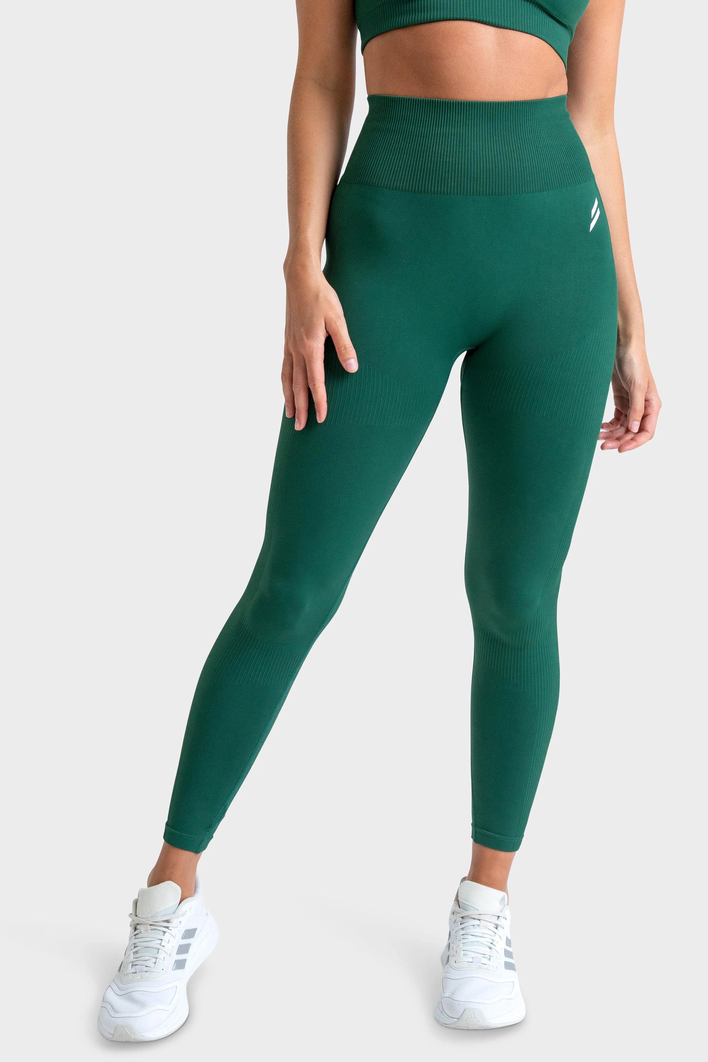 Impact Solid Leggings - Green