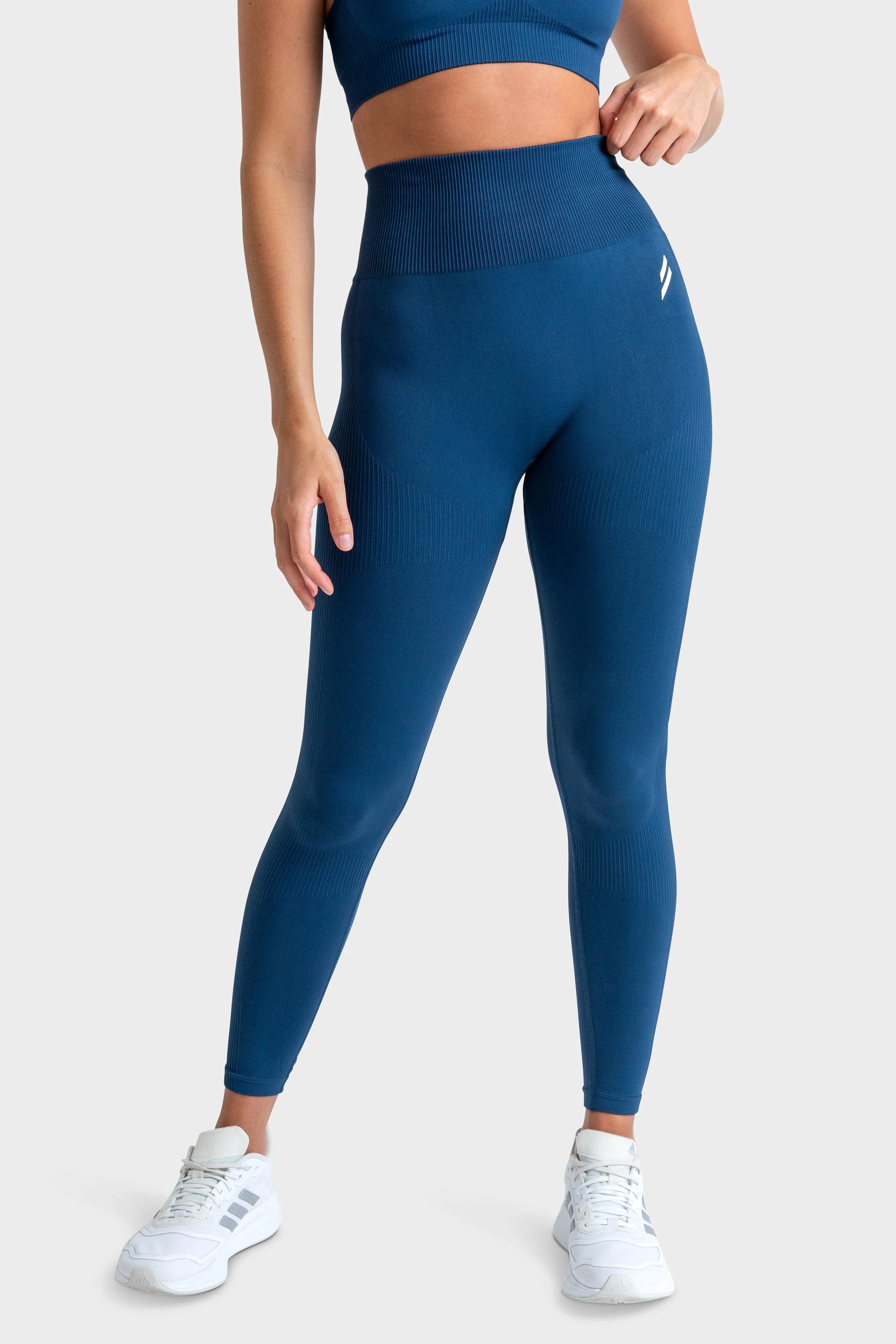 Impact Solid Leggings - Navy