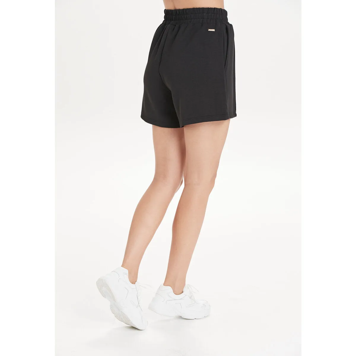 Jacey Womenswear High Waisted Lounge Shorts - Black