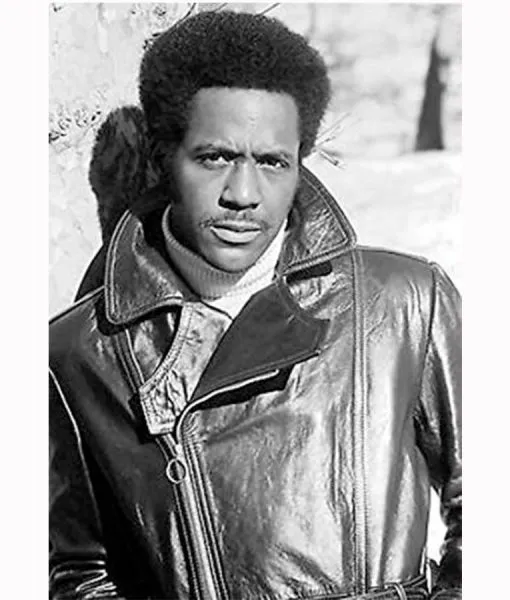 John Shaft 1971 Mid Length Leather Coat - Men's Coat