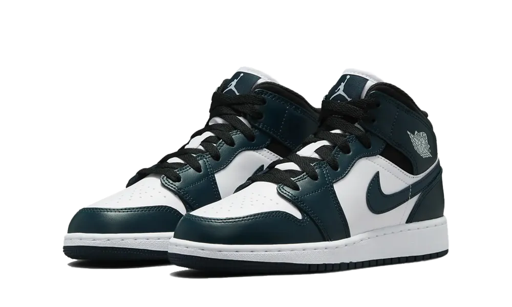 Jordan 1 Mid 'Dark Teal' GS