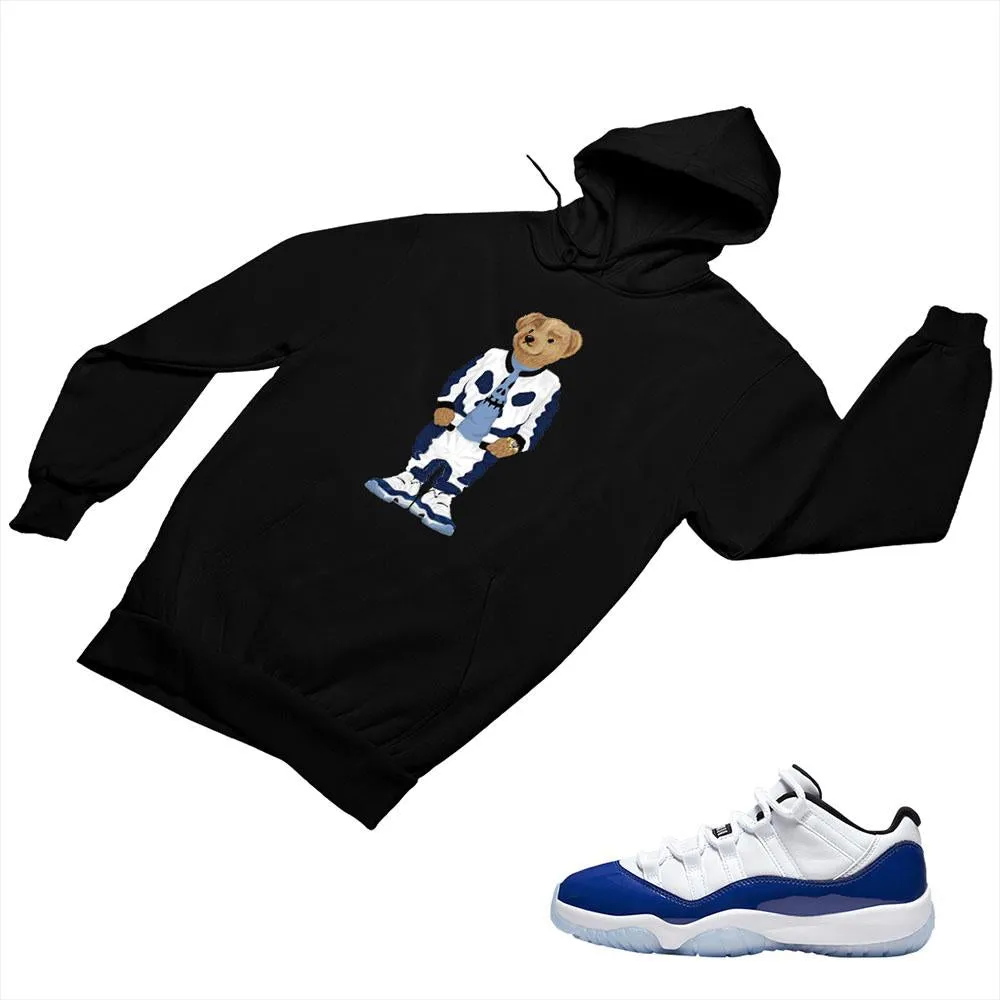 Jordan 11 Concord Matching Custom Designed Hoodies JD 11-5-6-13