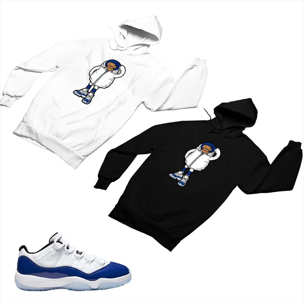 Jordan 11 Concord Matching Custom Designed Hoodies JD 11-5-6-5