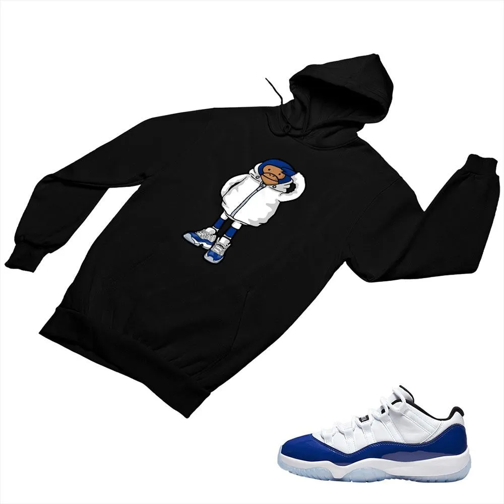 Jordan 11 Concord Matching Custom Designed Hoodies JD 11-5-6-5