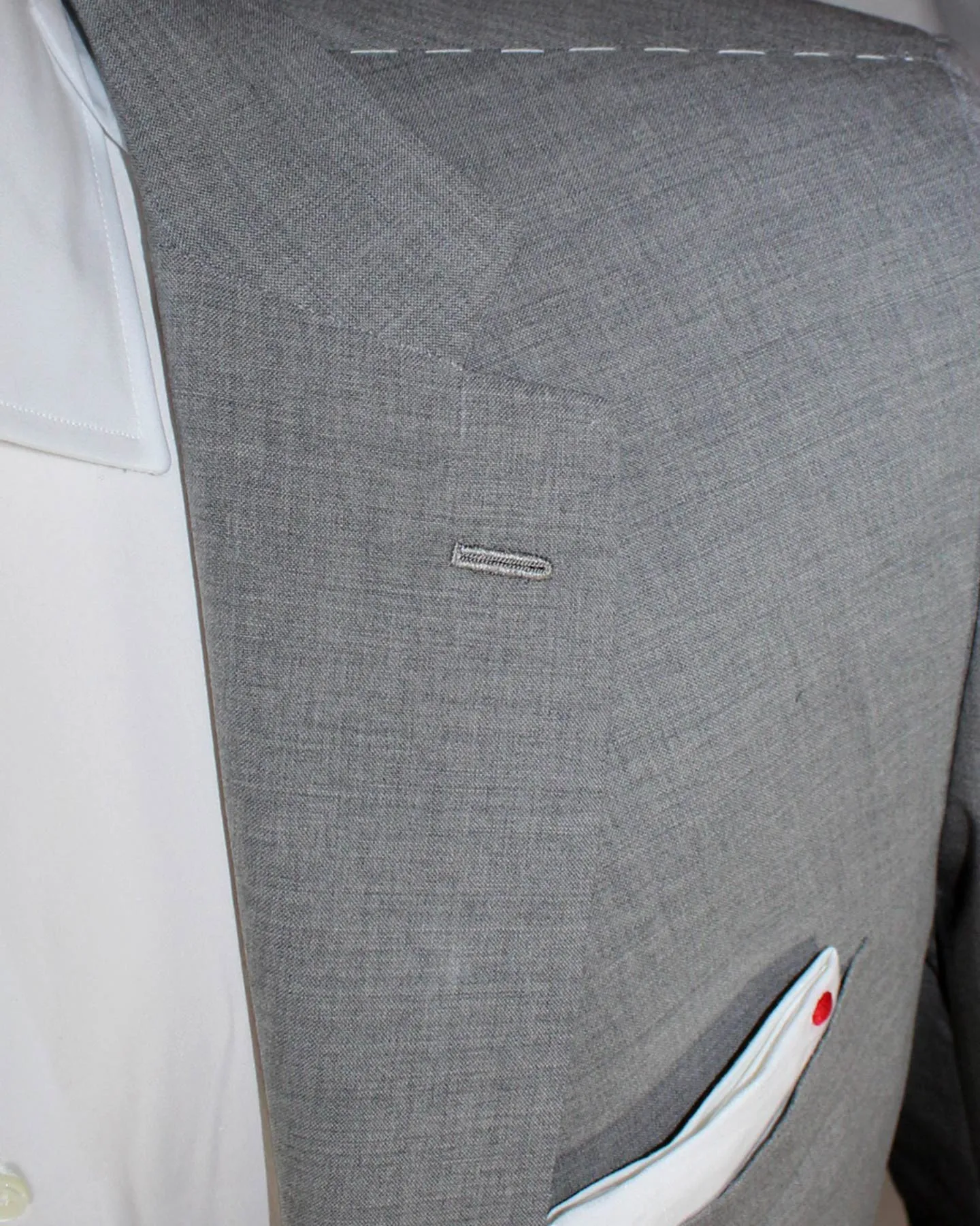 Kiton Sport Coat Gray Wool Blazer EUR 58/ US 46