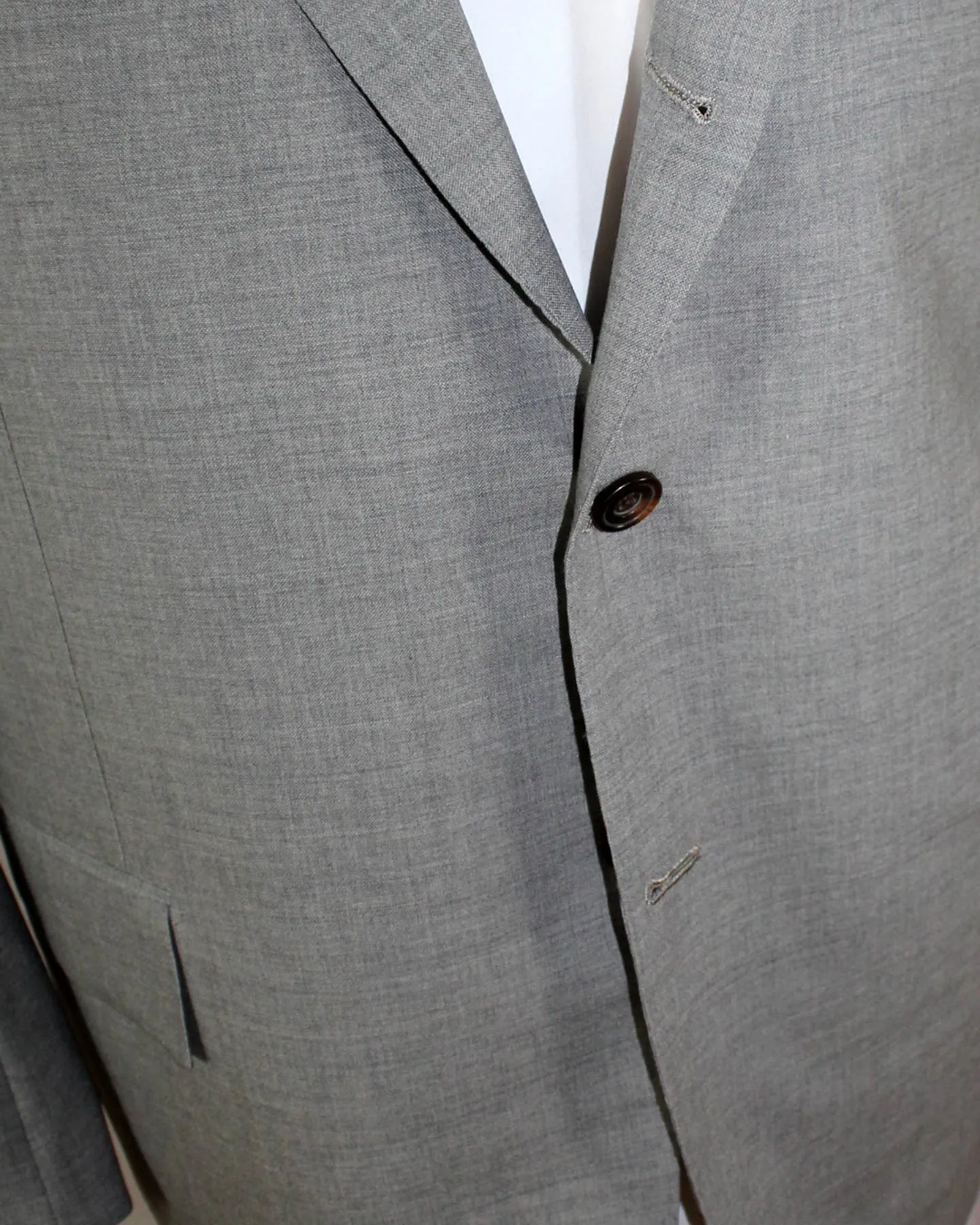 Kiton Sport Coat Gray Wool Blazer EUR 58/ US 46