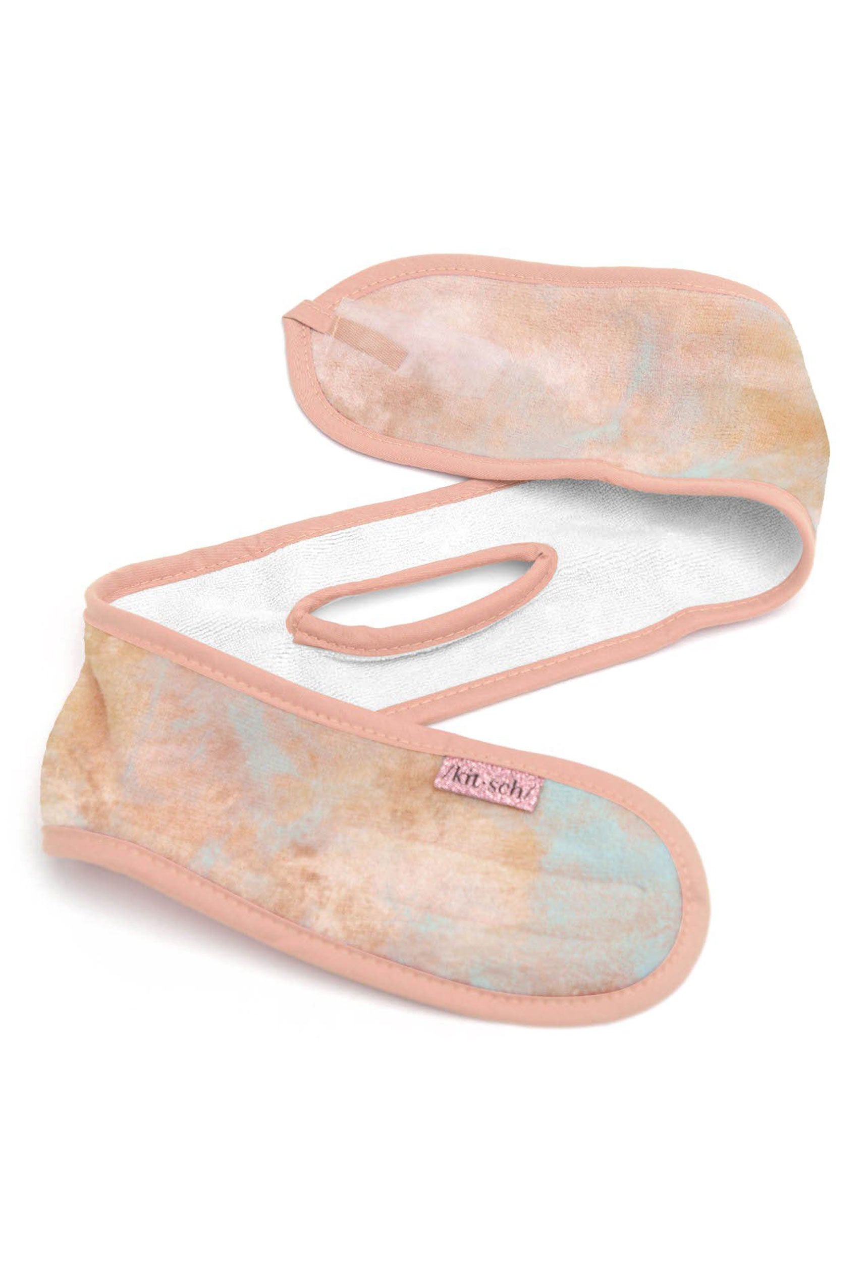 Kitsch Microfiber Spa Headband in Tangerine Tie Dye