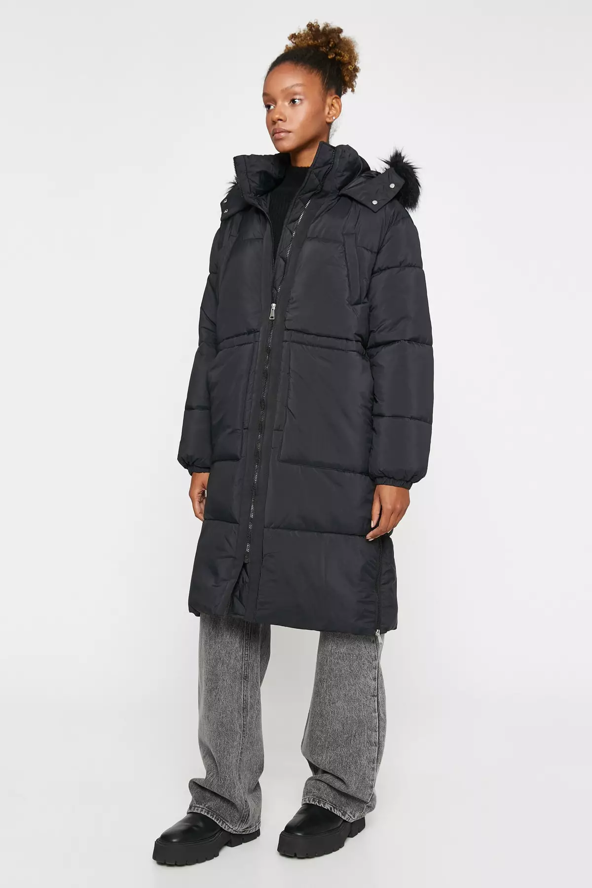 KOTON Long Puffer Coat