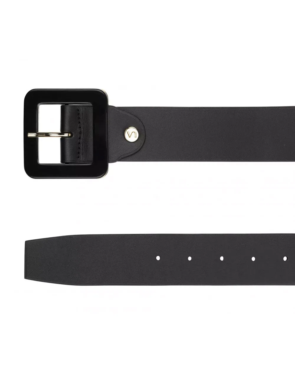 La Raffine Belt in Black