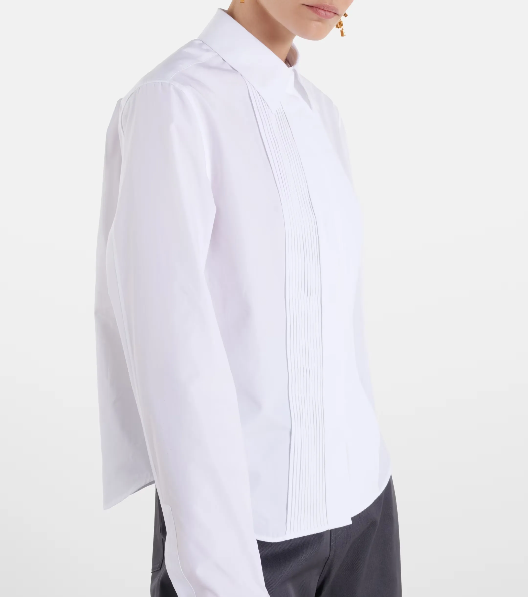 LOEWE  |Pleated shirt in cotton