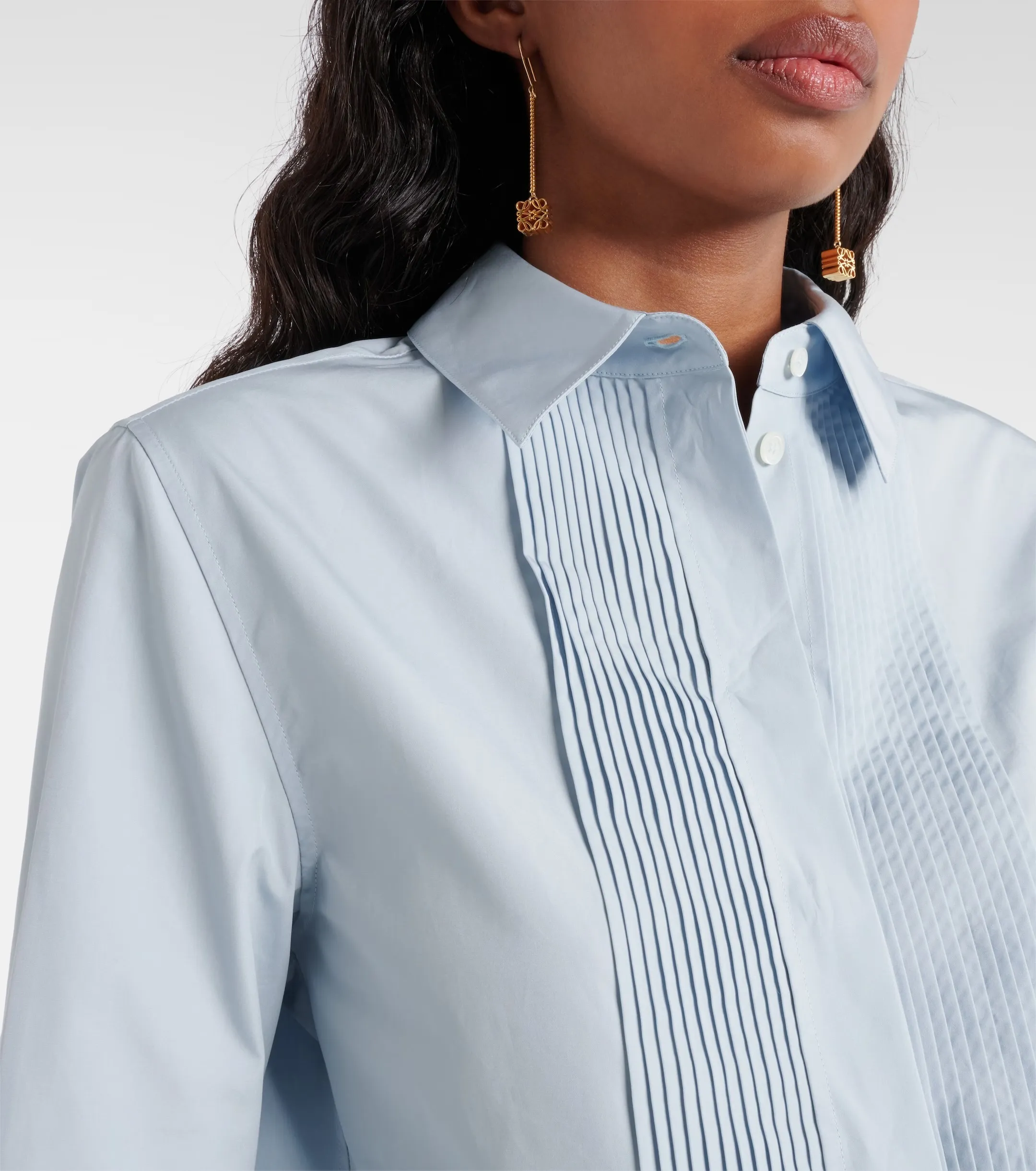 LOEWE  |Pleated shirt in cotton