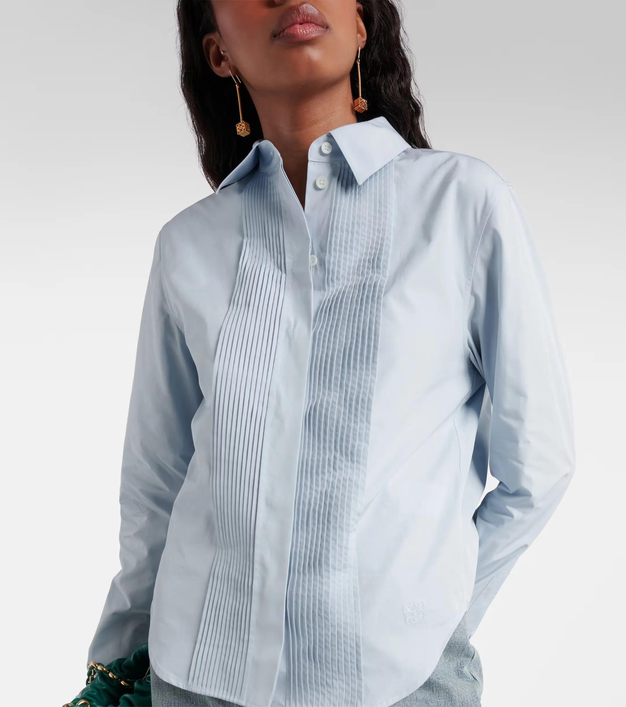 LOEWE  |Pleated shirt in cotton