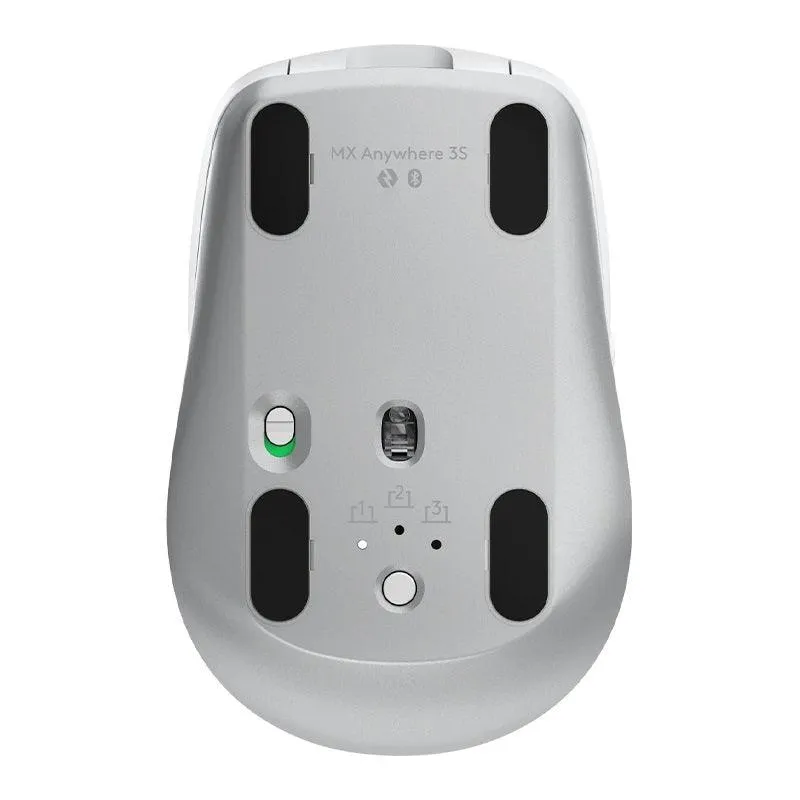 Logitech MX Mouse 3S Anywhere Compact Wireless Performance Pale Grey