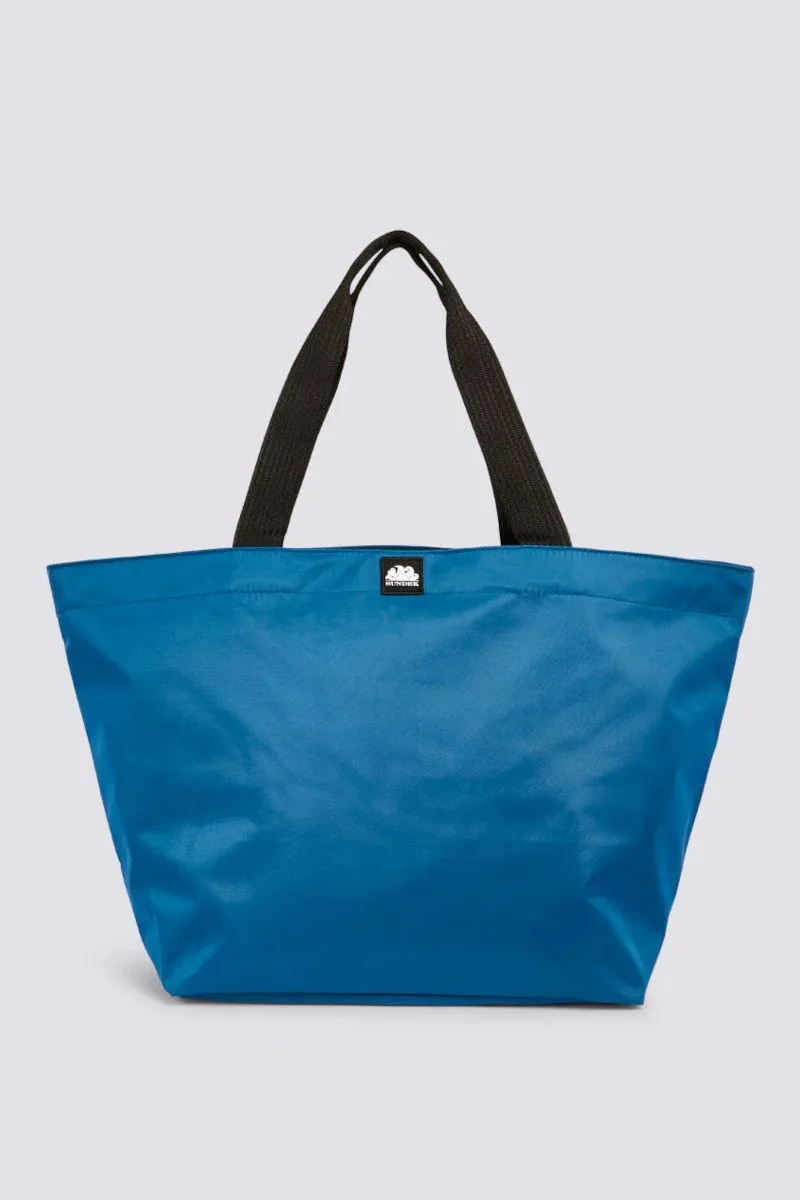 Maxi shopping bag donna Blu