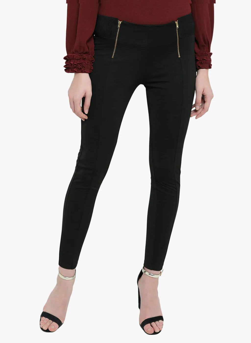 Melanie Contrast Elasticated Jegging