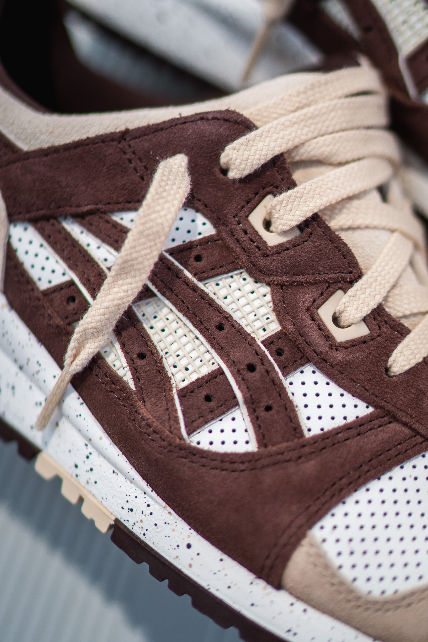 Mens Asics Gel-Lyte 3 OG (Cream/Dark Brown)