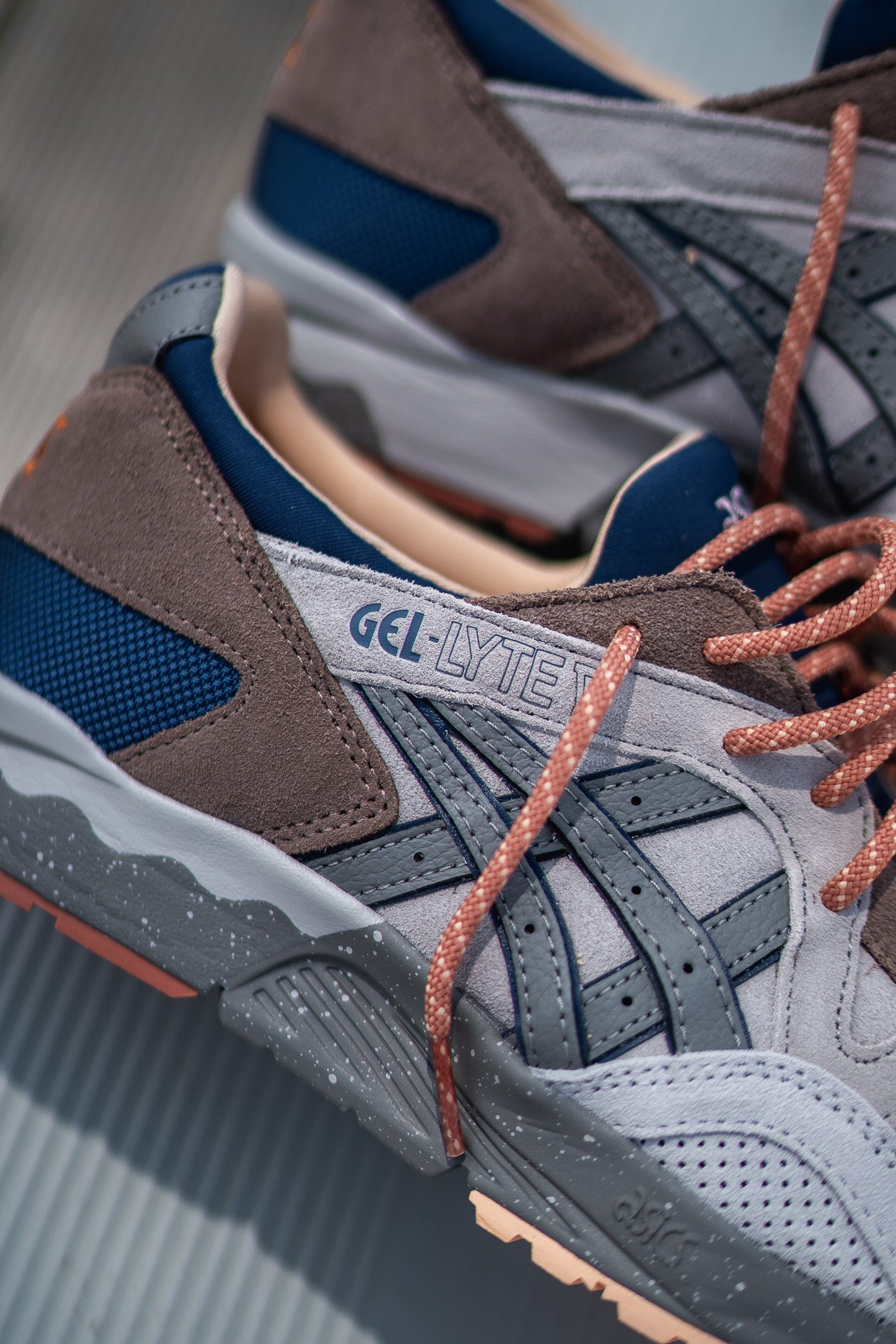 Mens Asics Gel-Lyte 5 (Concrete/Clay Grey)