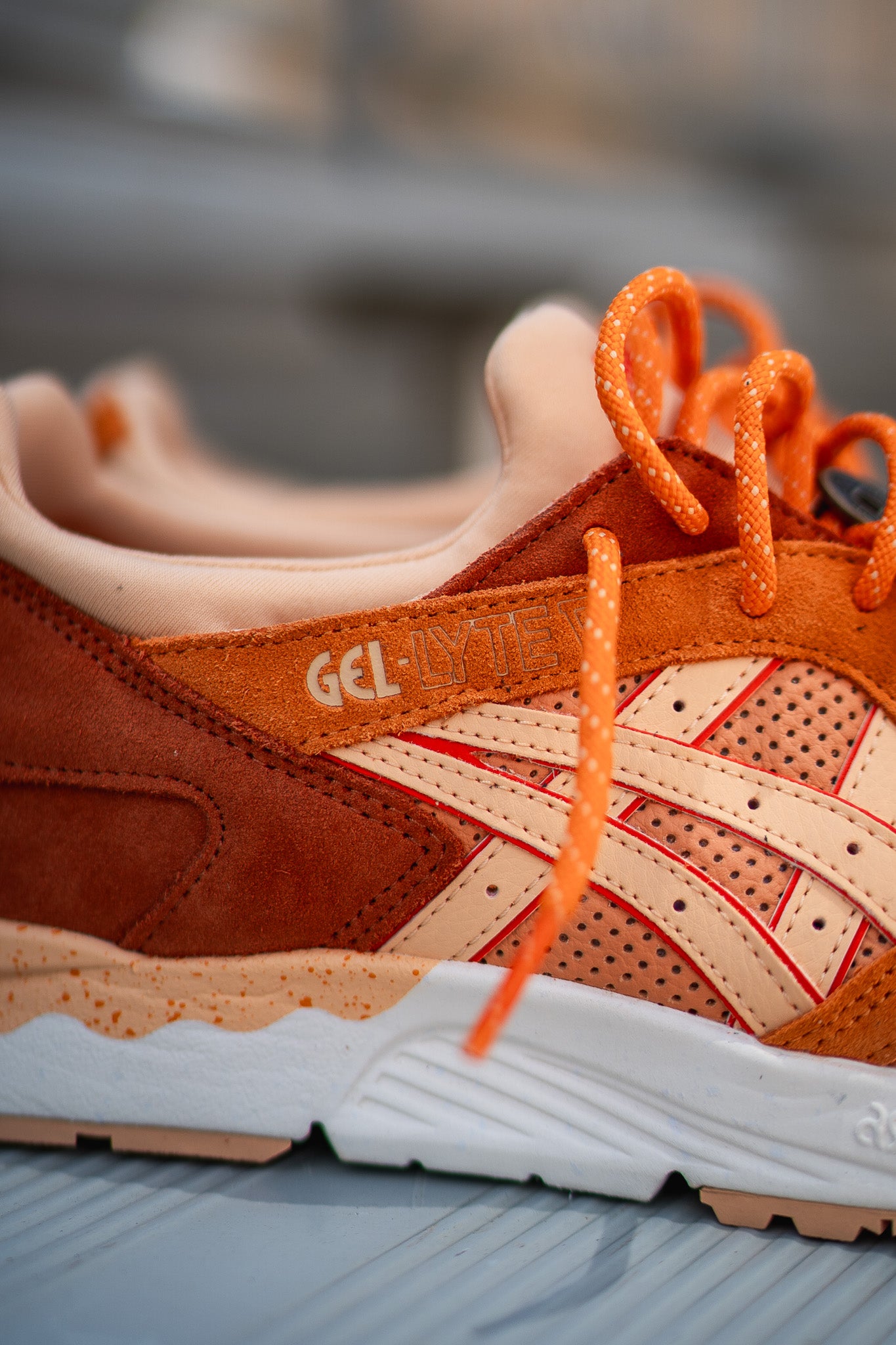 Mens Asics Gel-Lyte 5 Godai (Terracotta/Bengal Orange)