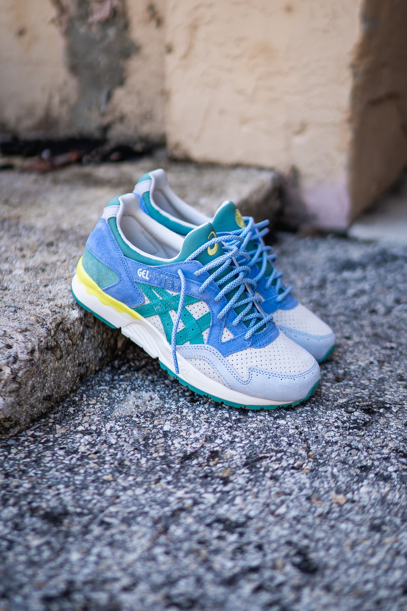 Mens Asics Gel-Lyte 5 Spring In Japan (Cream/Sage)