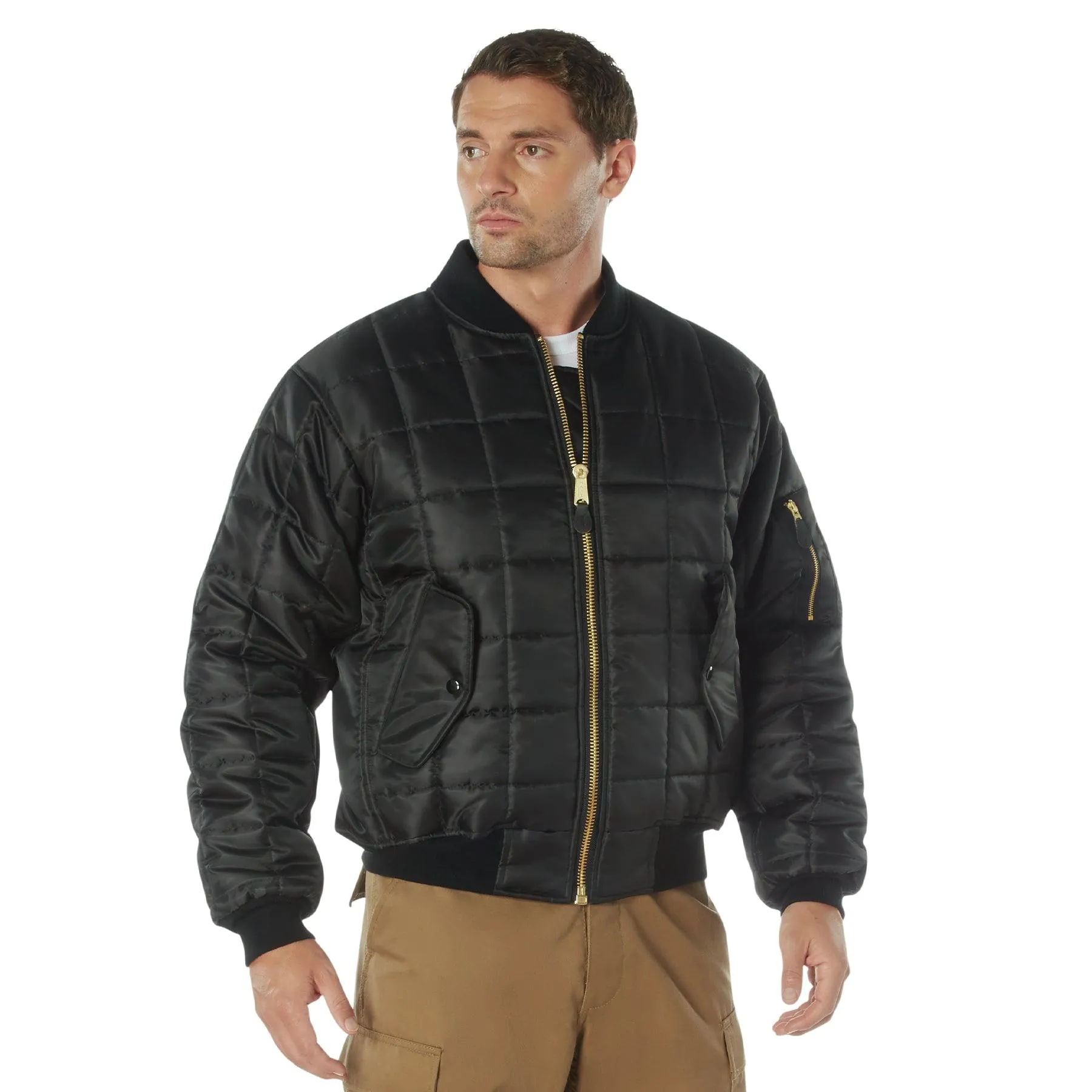 Mens Quilted MA-1 Flight Jacket by Rothco