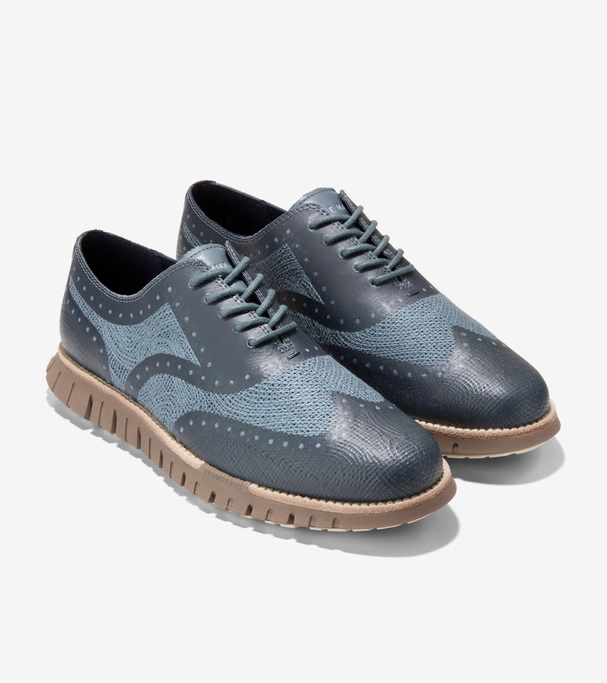 Men's ZERGRAND Remastered Embrostitch Wingtip Oxfords