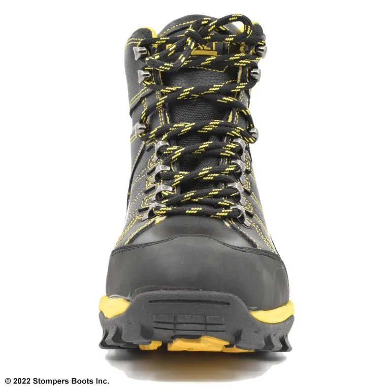 Milwaukee Leather High-top Sneaker Black Yellow