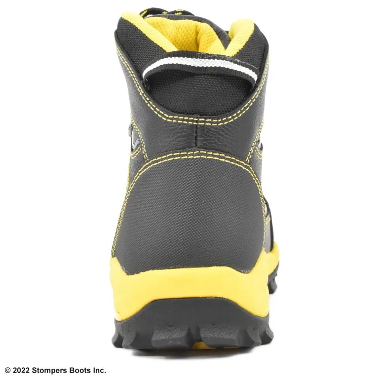 Milwaukee Leather High-top Sneaker Black Yellow