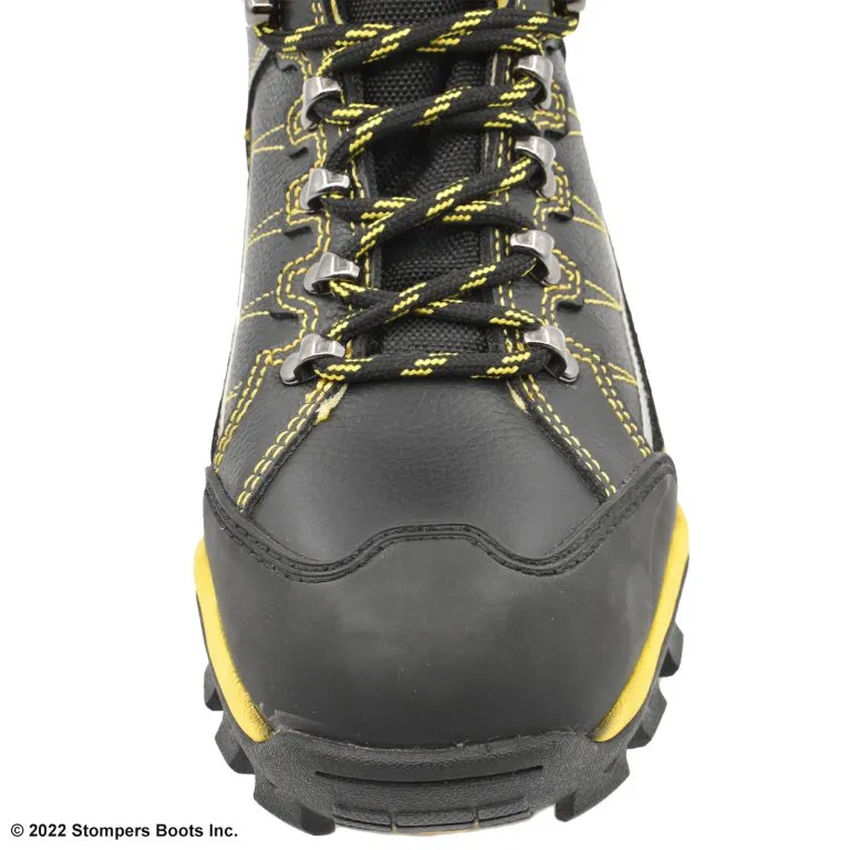 Milwaukee Leather High-top Sneaker Black Yellow