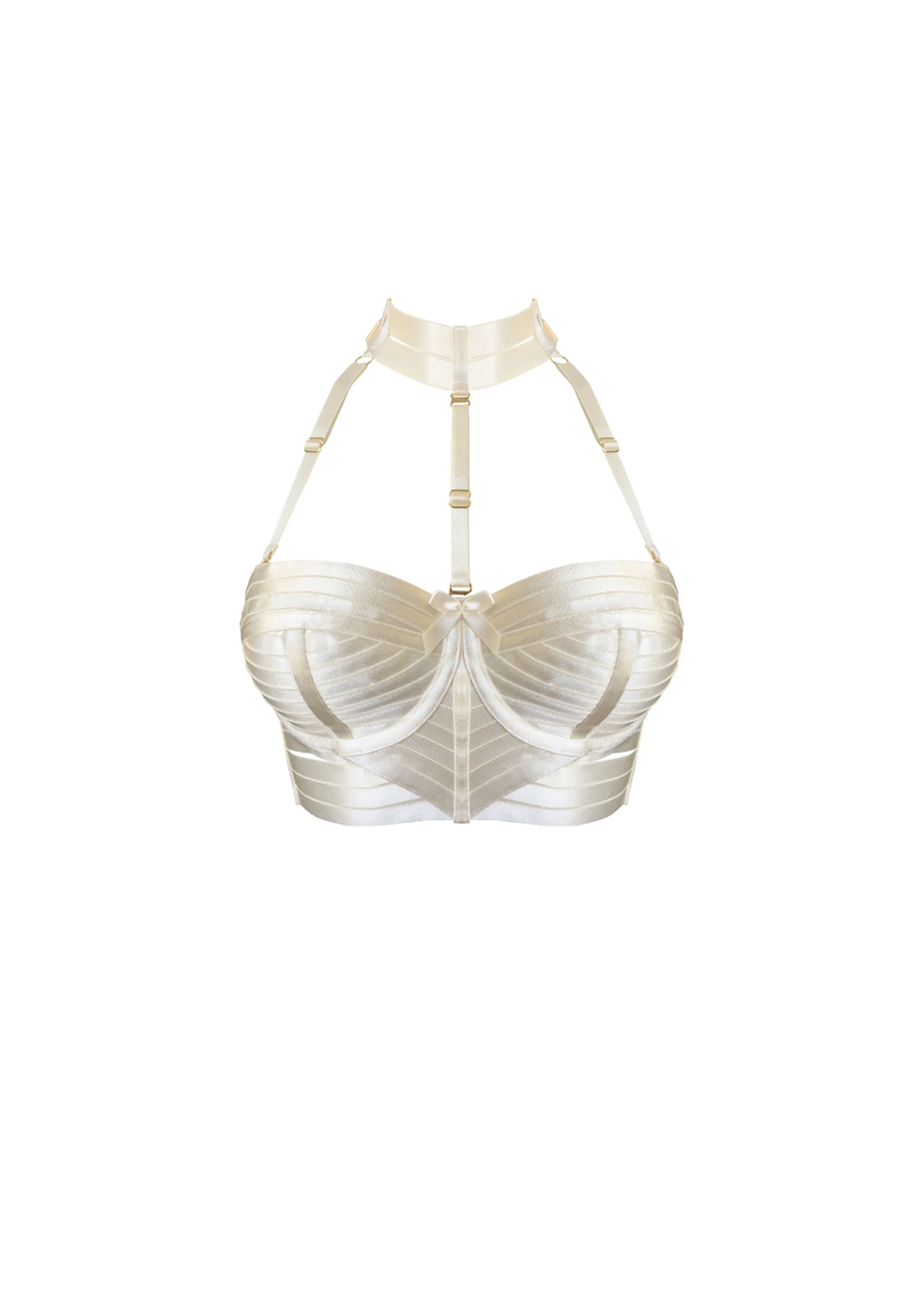 Minerva Bodice Bra Cream