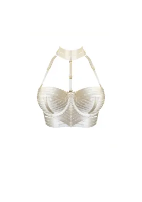 Minerva Bodice Bra Cream