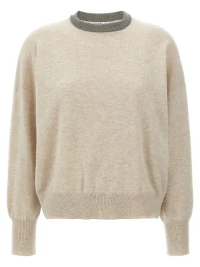 Monile Sweater, Cardigans Beige